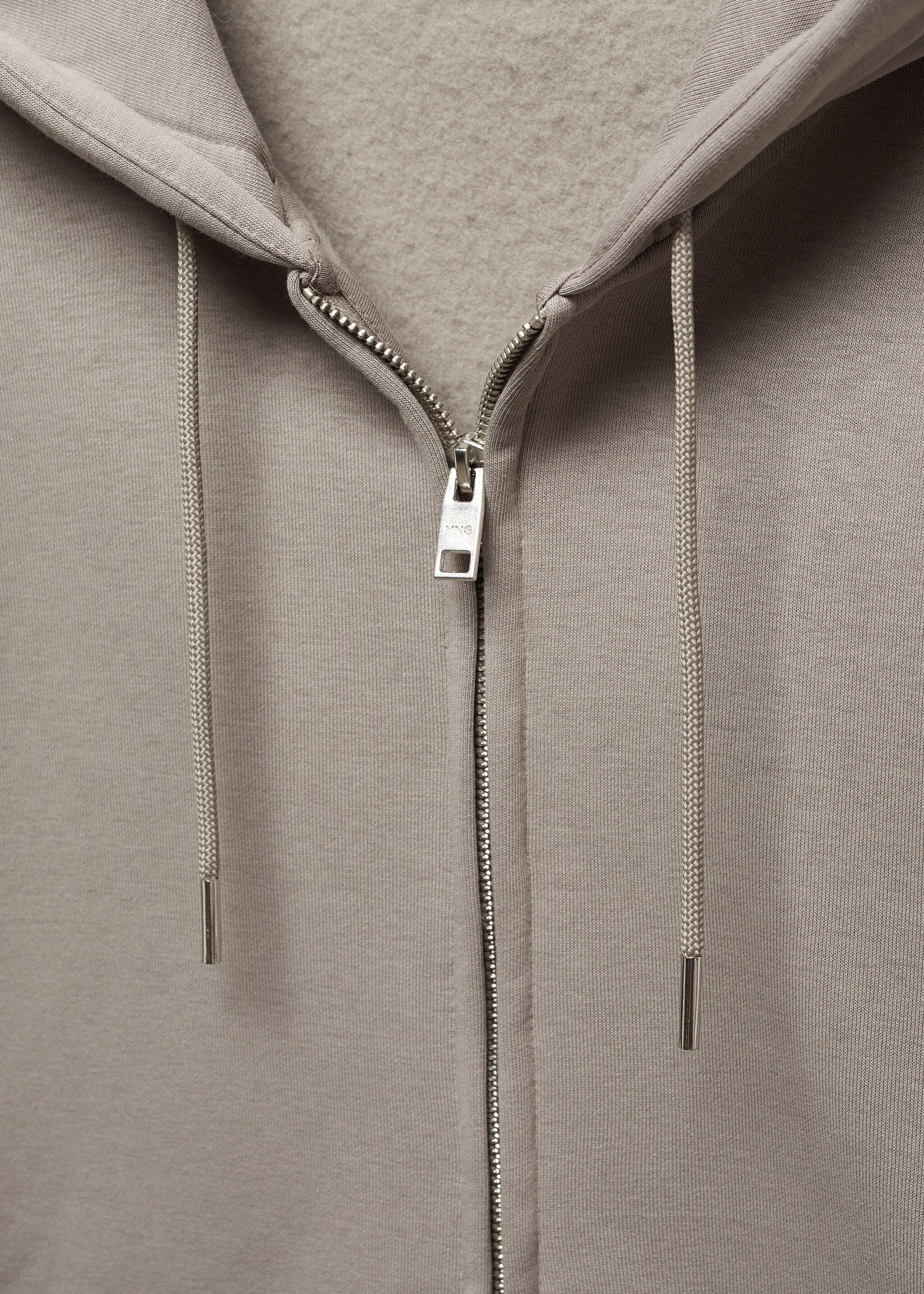 Cotton zip-up hoodie - Details of the article 8
