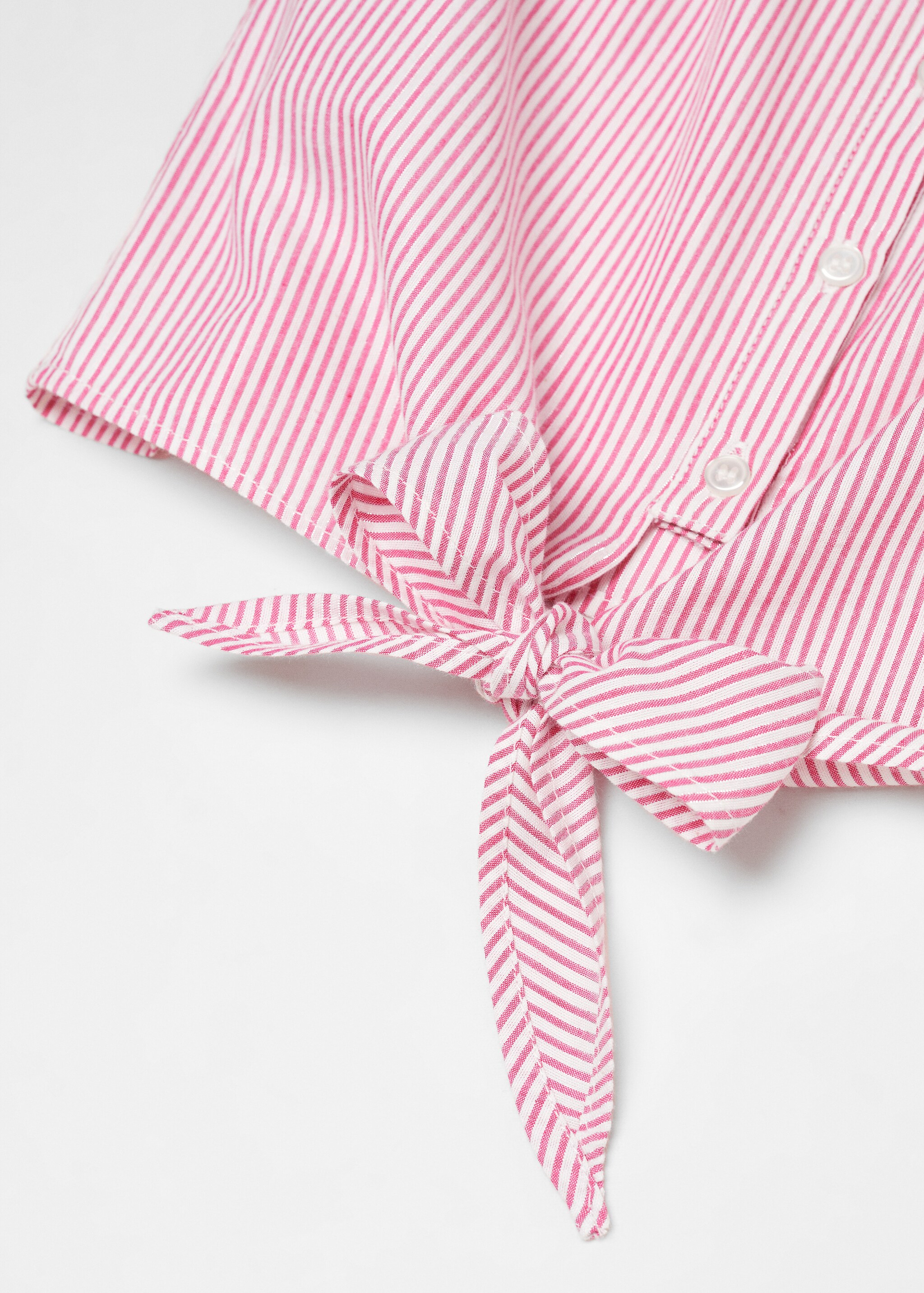 Striped bow blouse - Details of the article 8