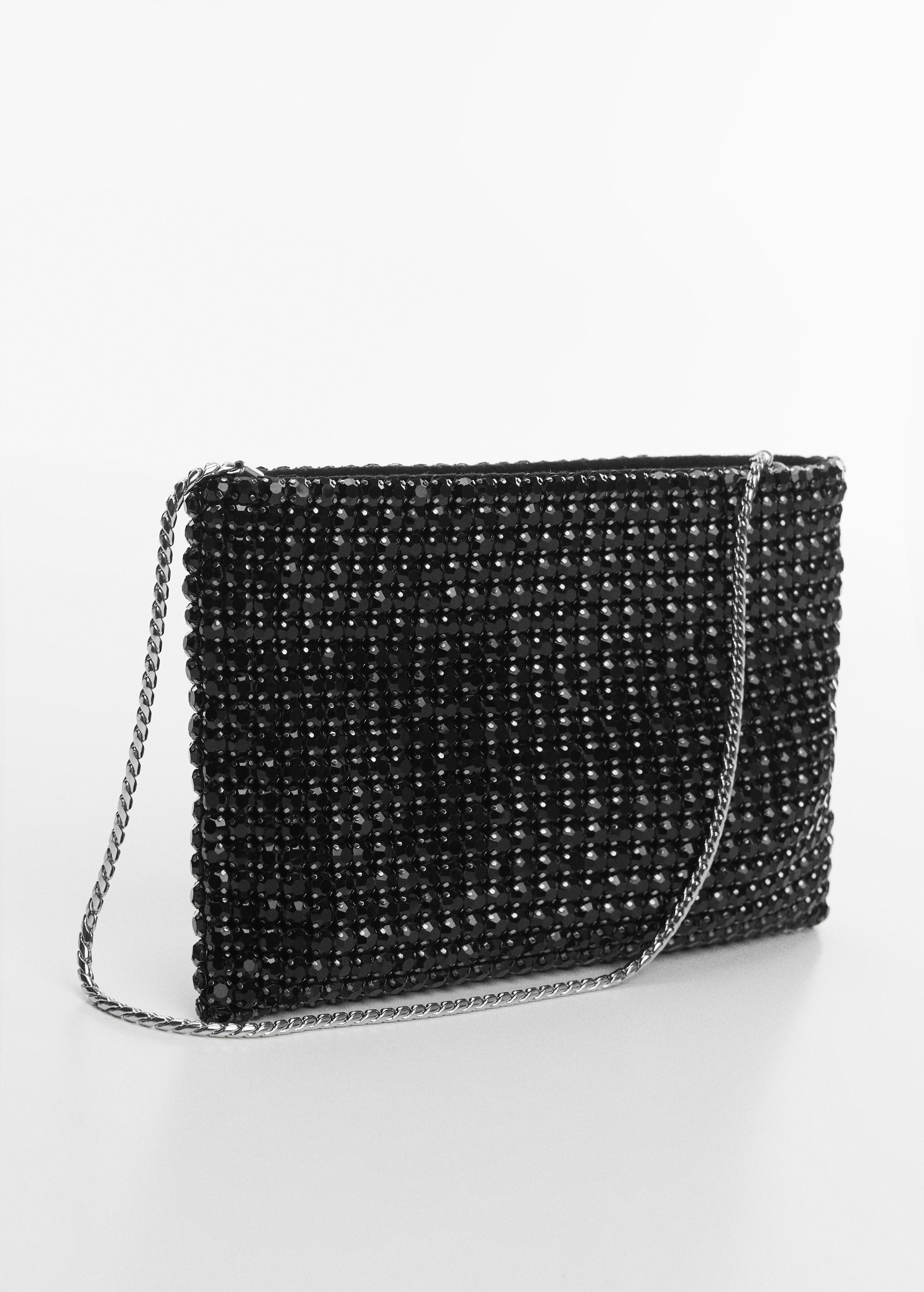 Chain bag with crystals - Medium plane