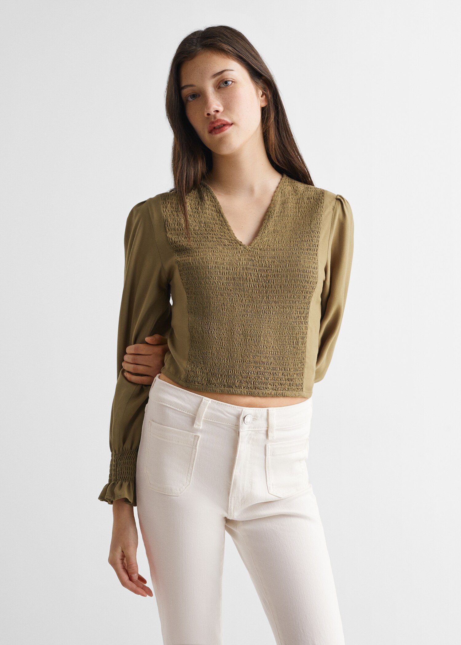 Jean flare poches - Plan moyen