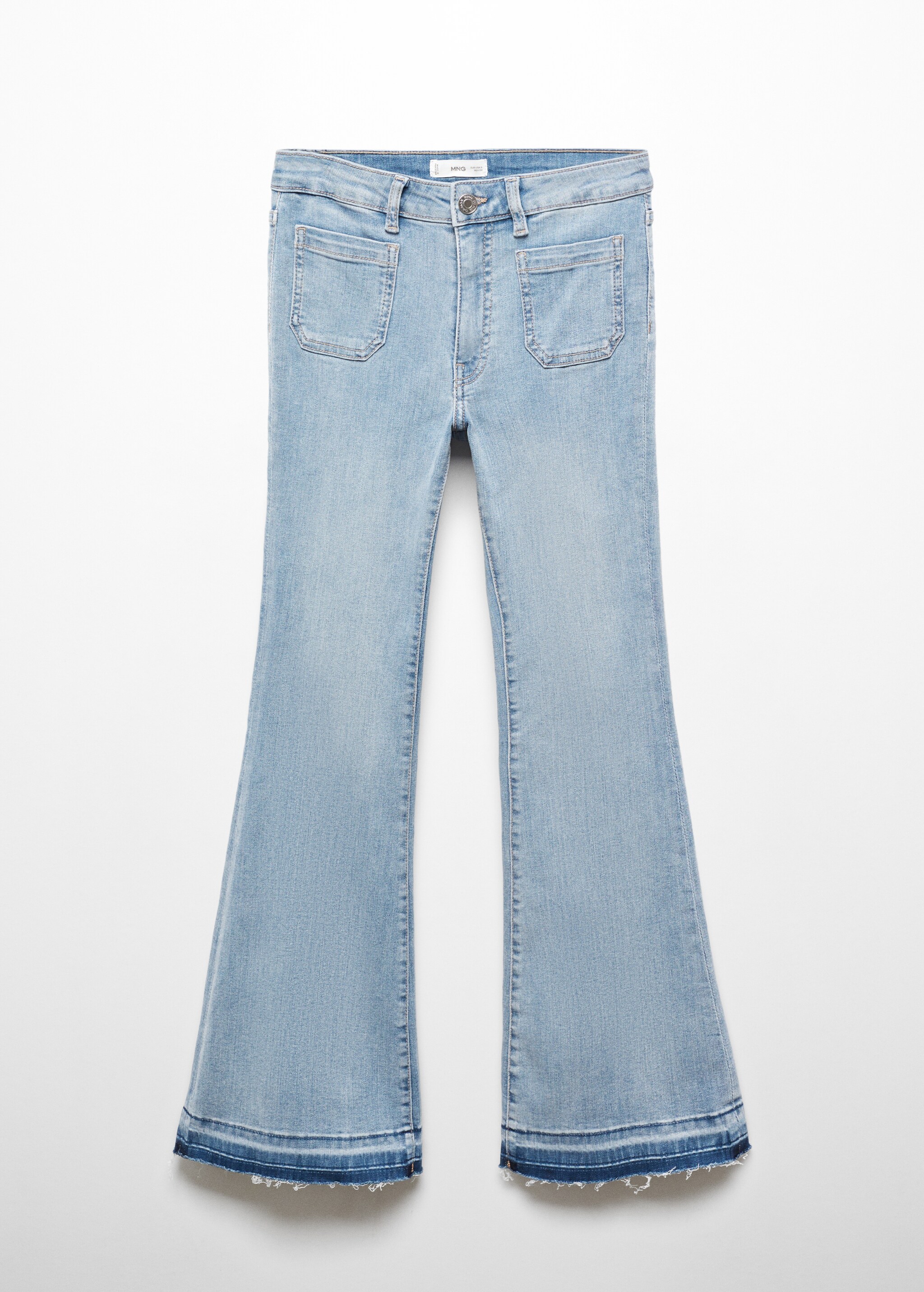 Flared jeans met zakken - Artikel zonder model