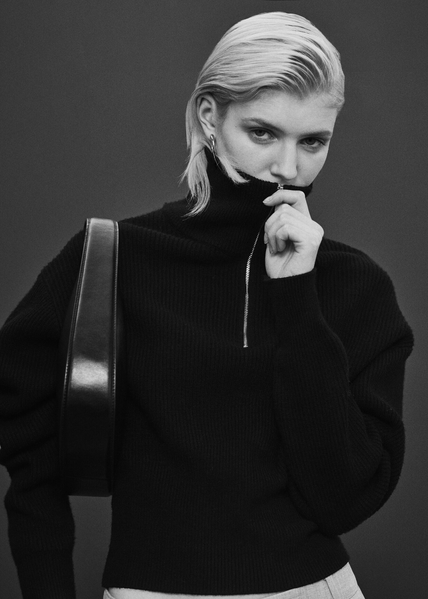 Zip neck jumper - Details of the article 6