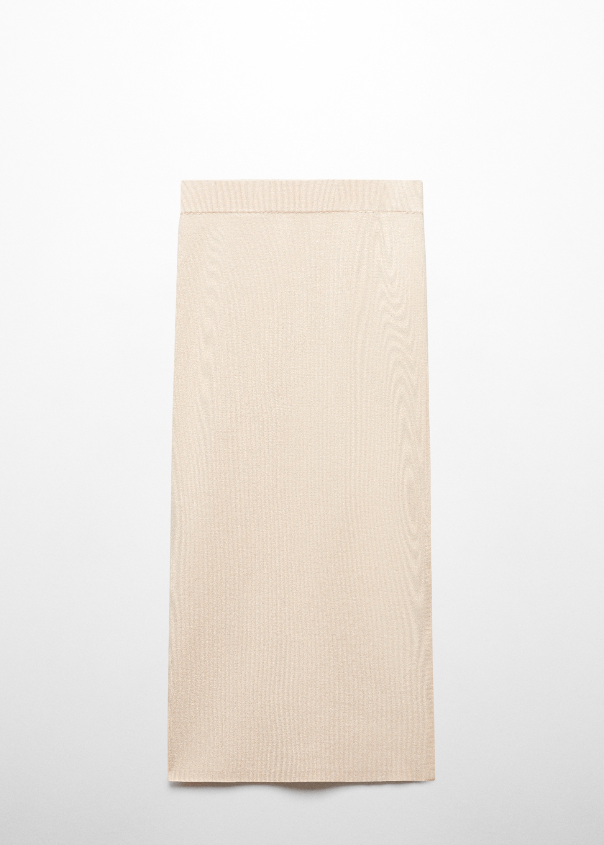 Slit knitted skirt - Изделие без модели