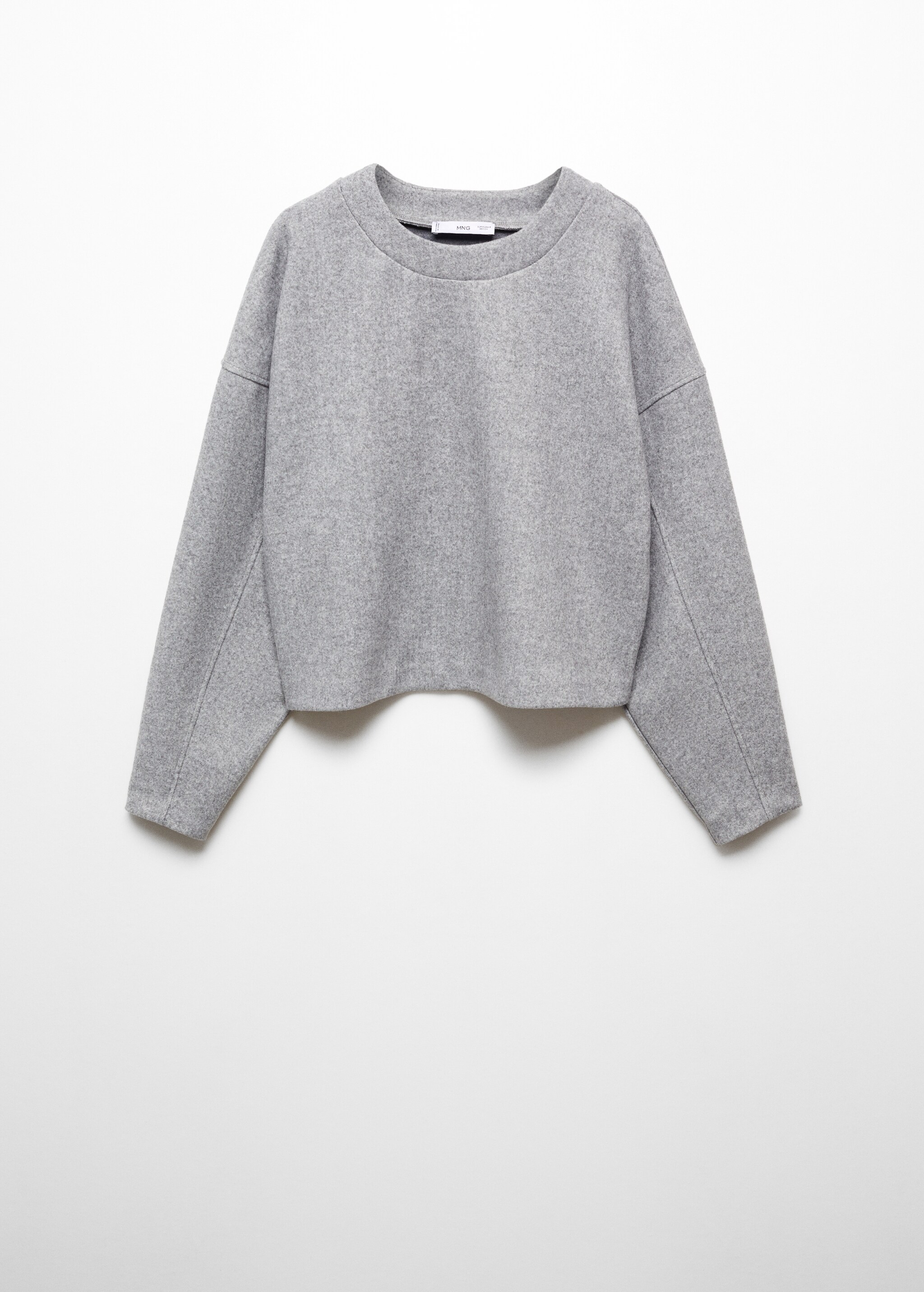 Sweatshirt de gola redonda - Artigo sem modelo