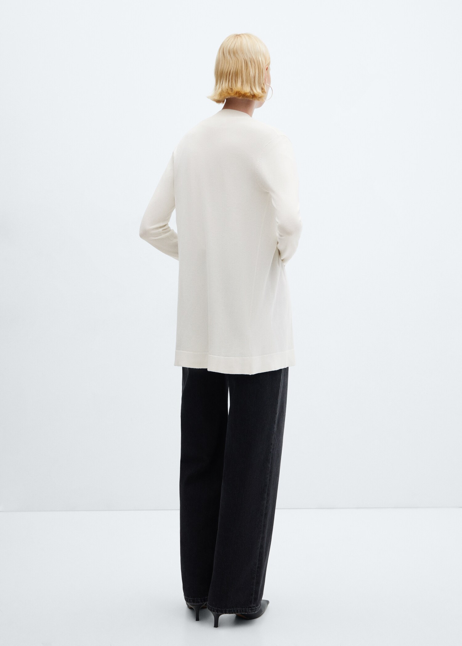 Cardigan maille fine - Verso de l’article