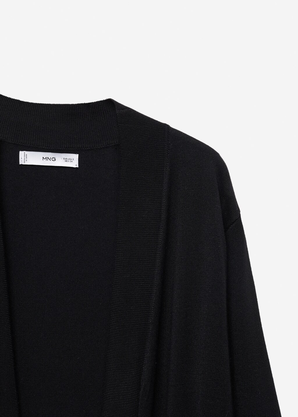Fine knit cardigan