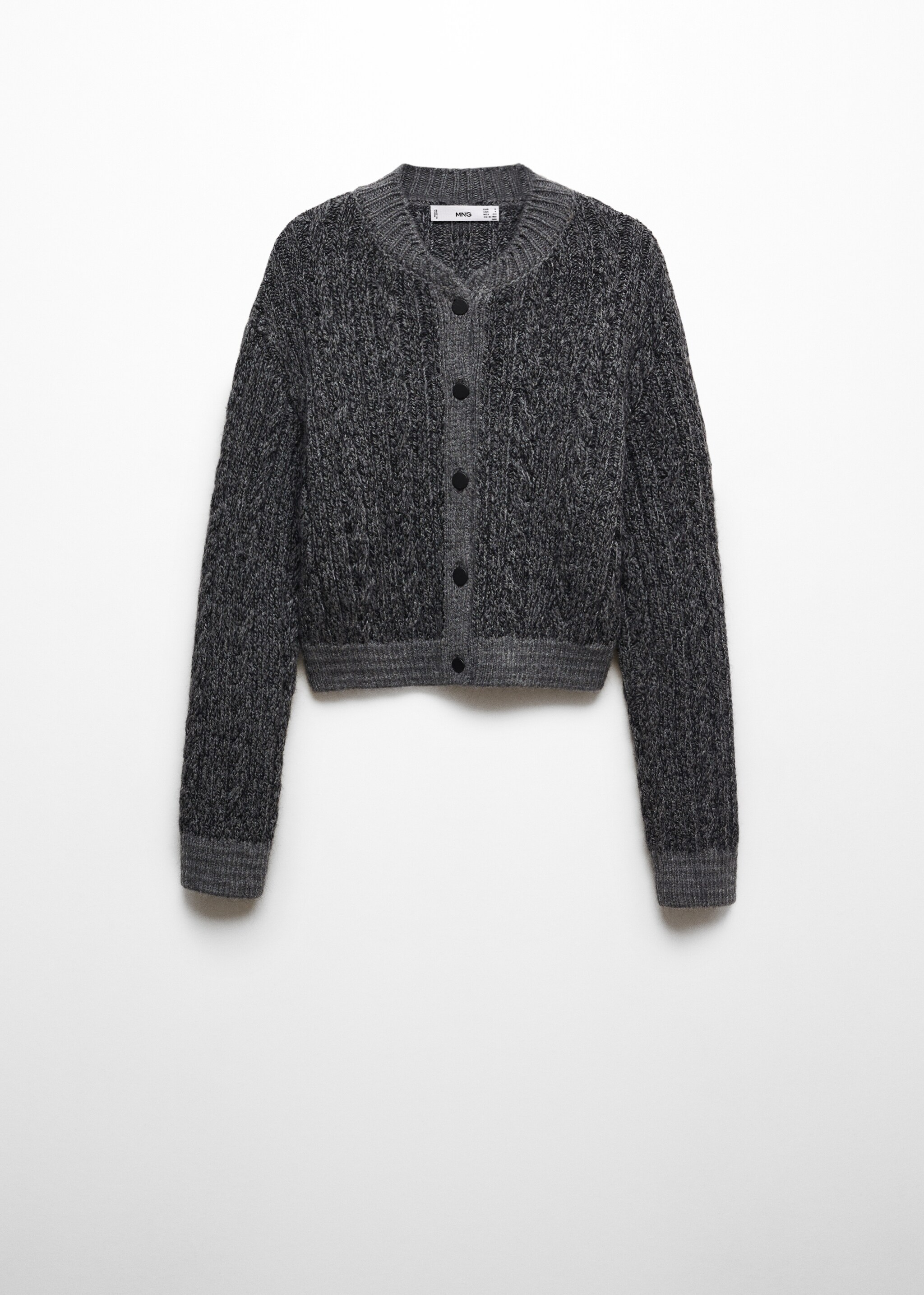 Button knit cardigan - Article without model