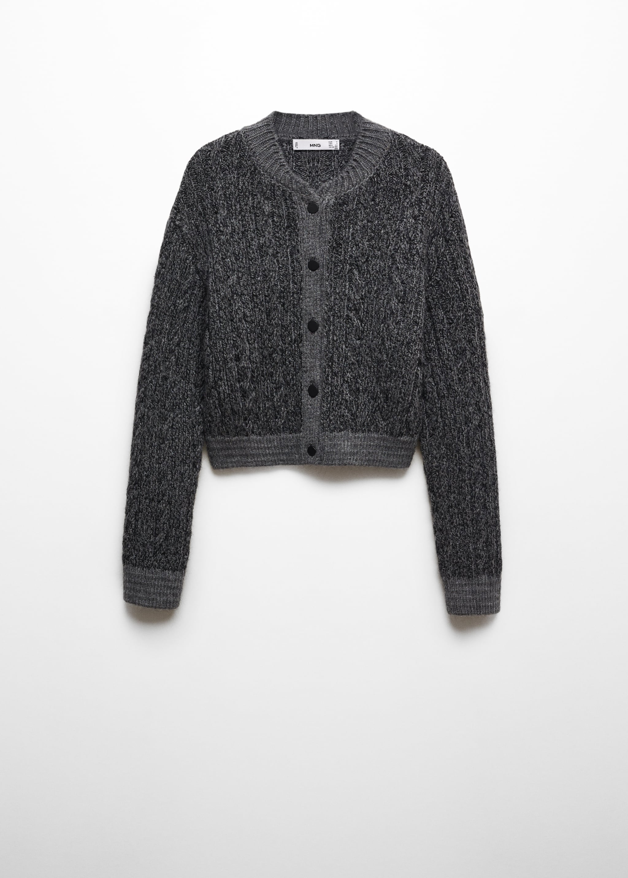 Button knit cardigan - Article without model