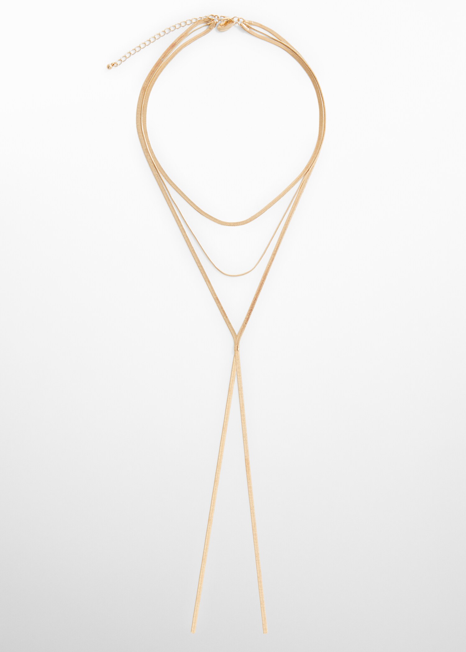 Long triple necklace - Article without model