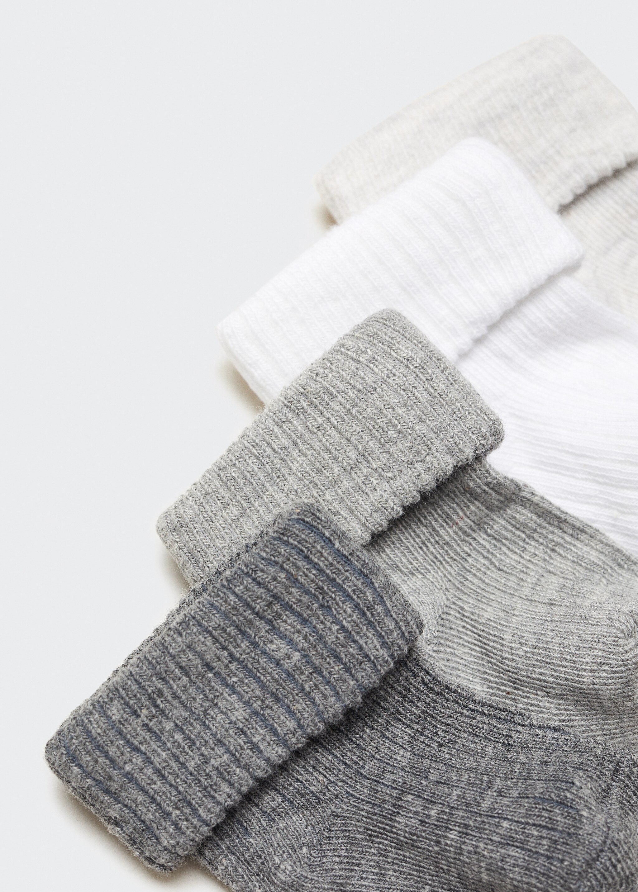 4 pack ribbed socks - Details of the article 0