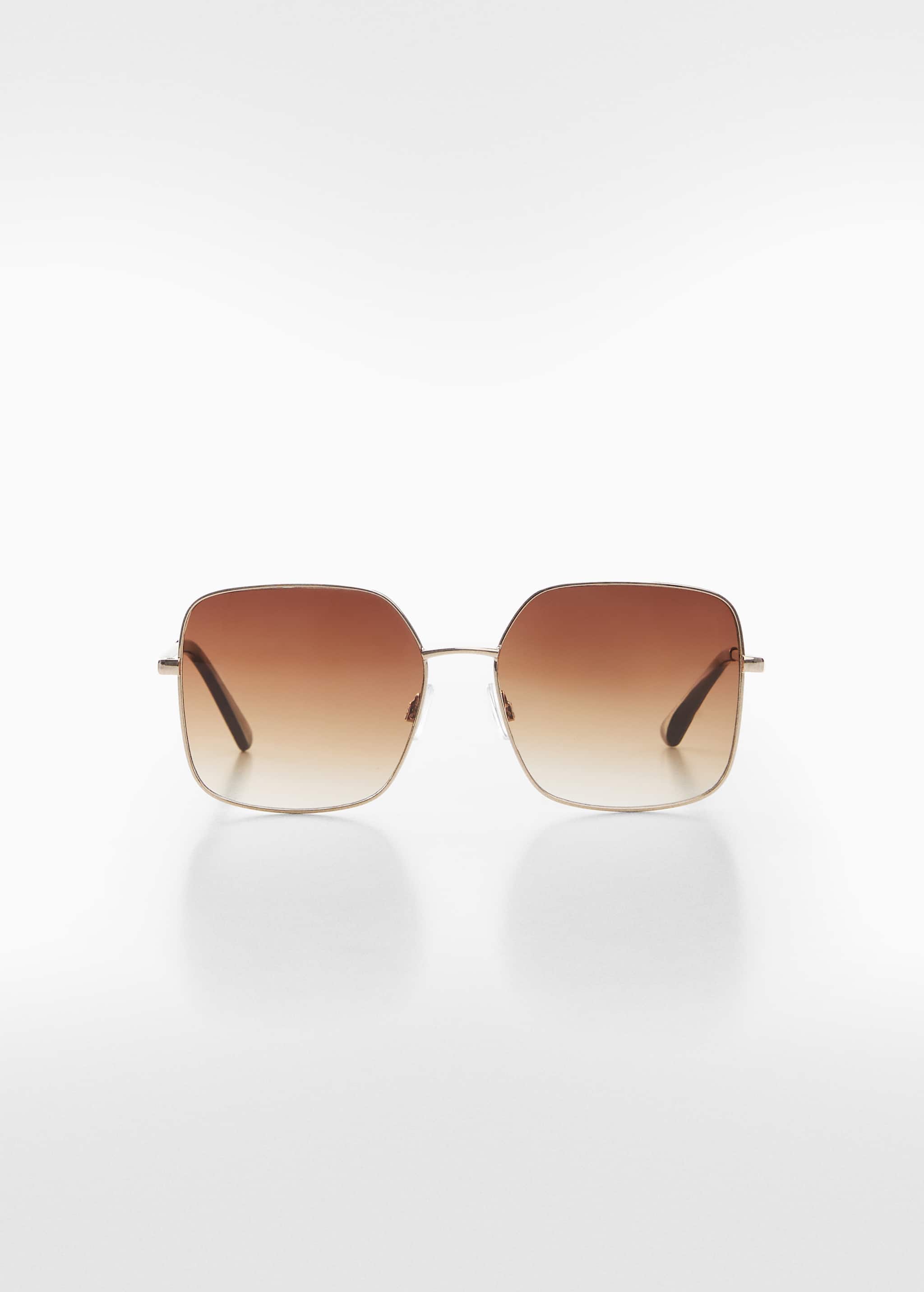 Square metallic frame sunglasses - Article without model