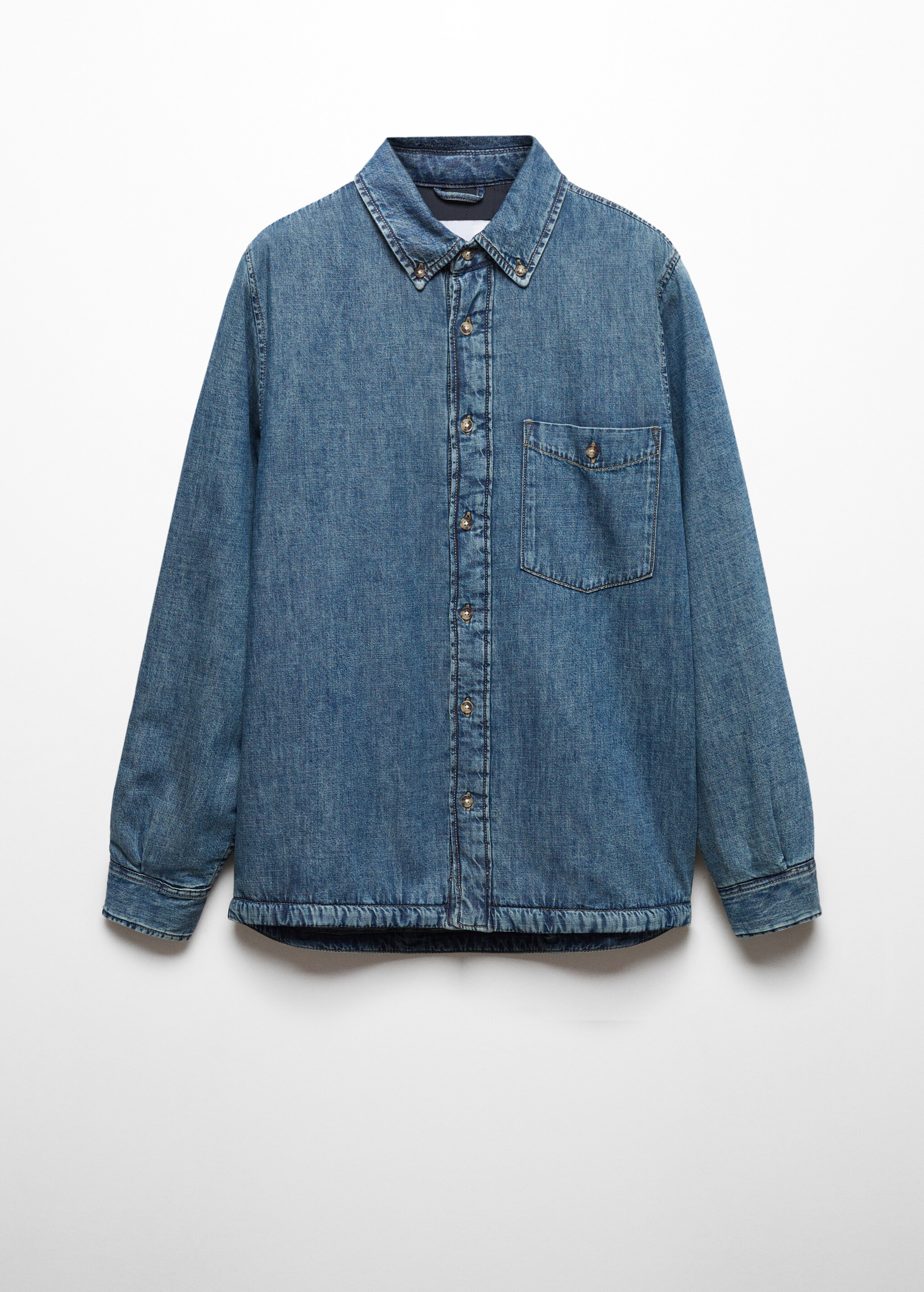  Quilted denim overshirt - Article without model