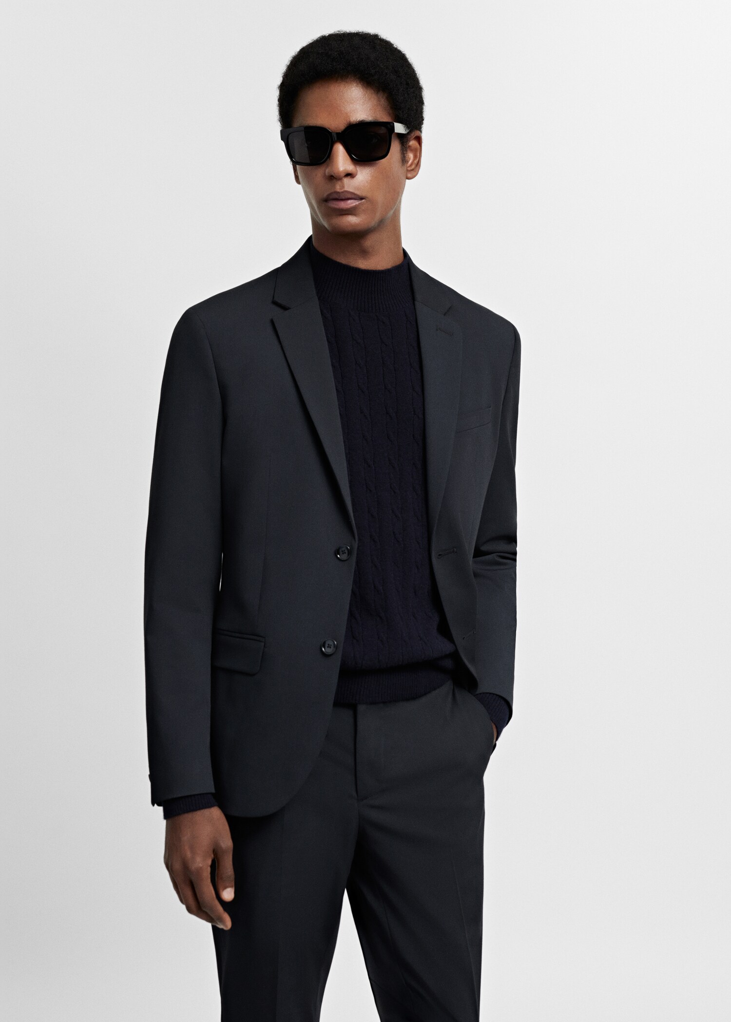 Костюмный пиджак París super slim fit - Средний план