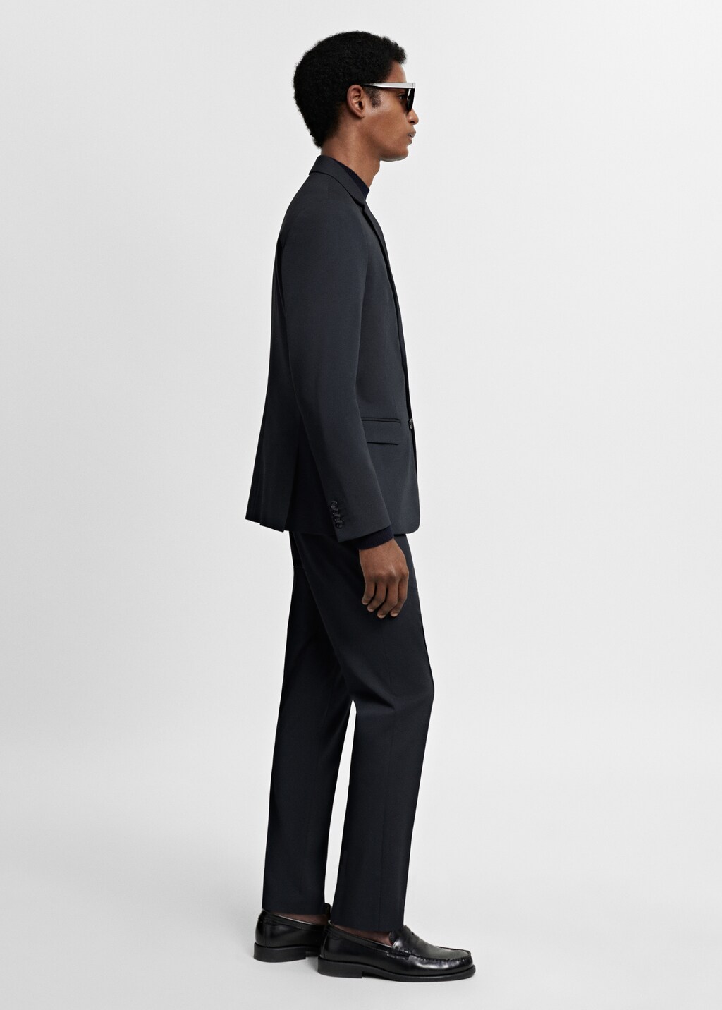 Americana traje super slim fit tejido strech Hombre MANGO Chile