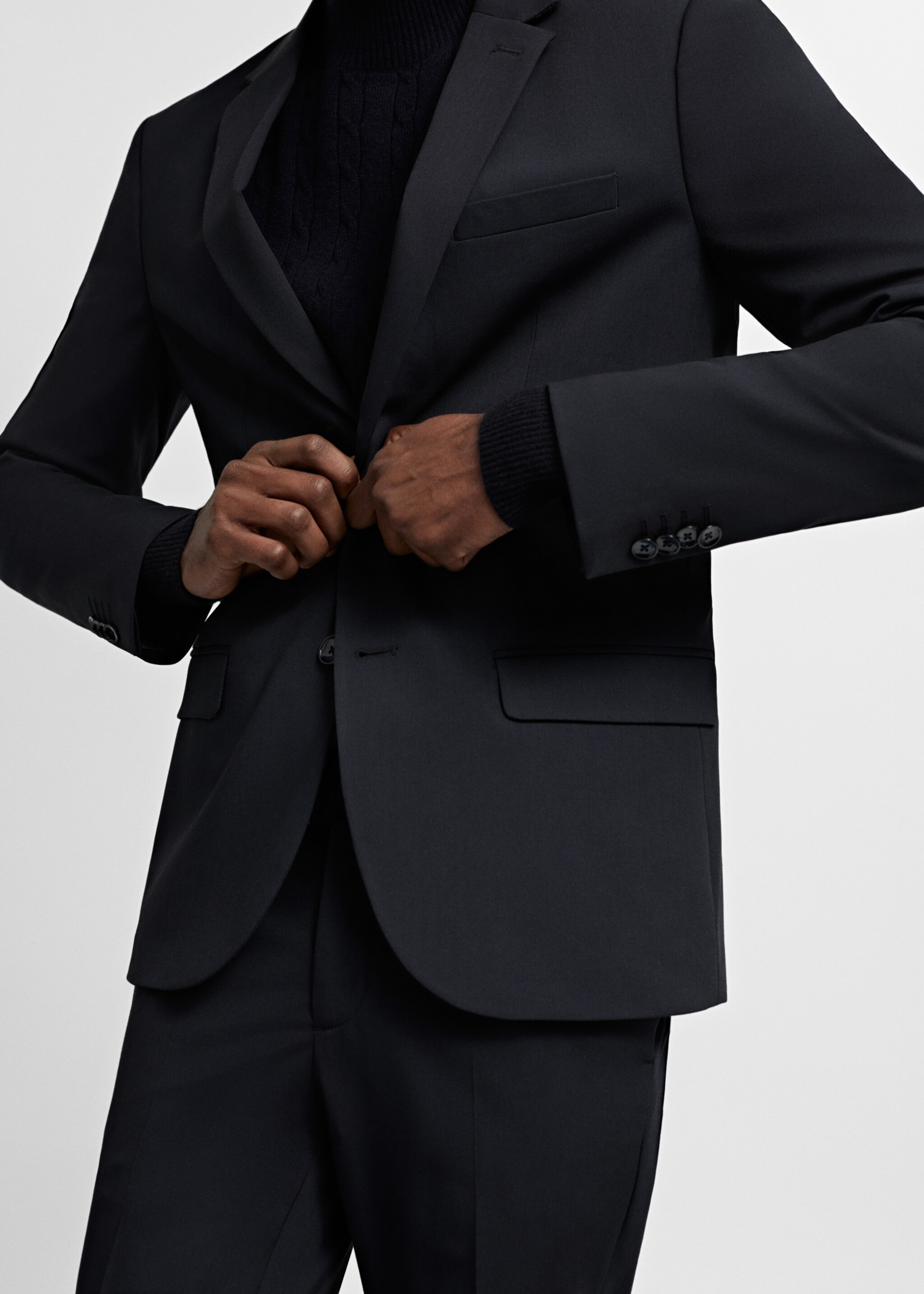 Костюмный пиджак París super slim fit - Деталь изделия 4