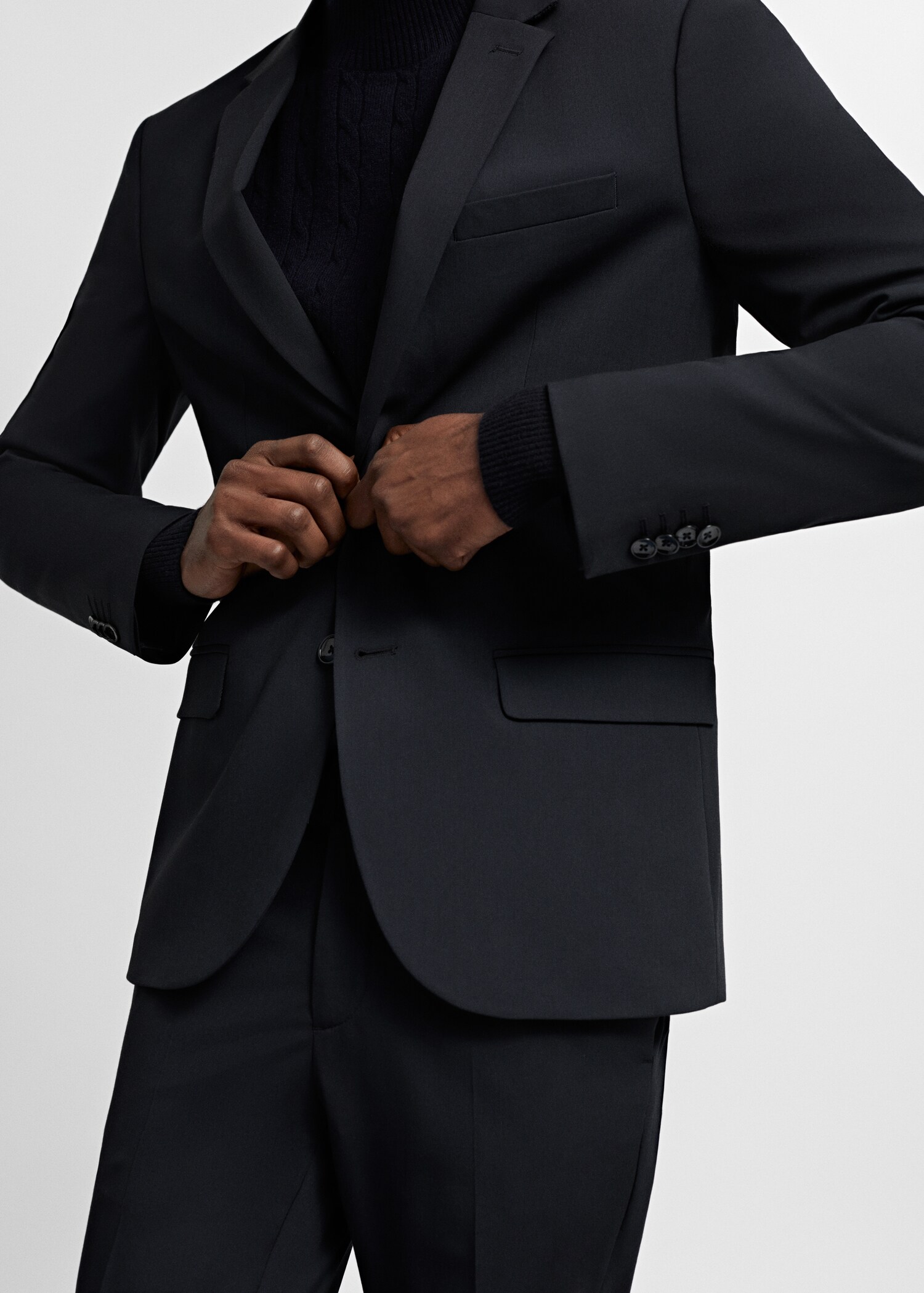 Костюмный пиджак París super slim fit - Деталь изделия 4