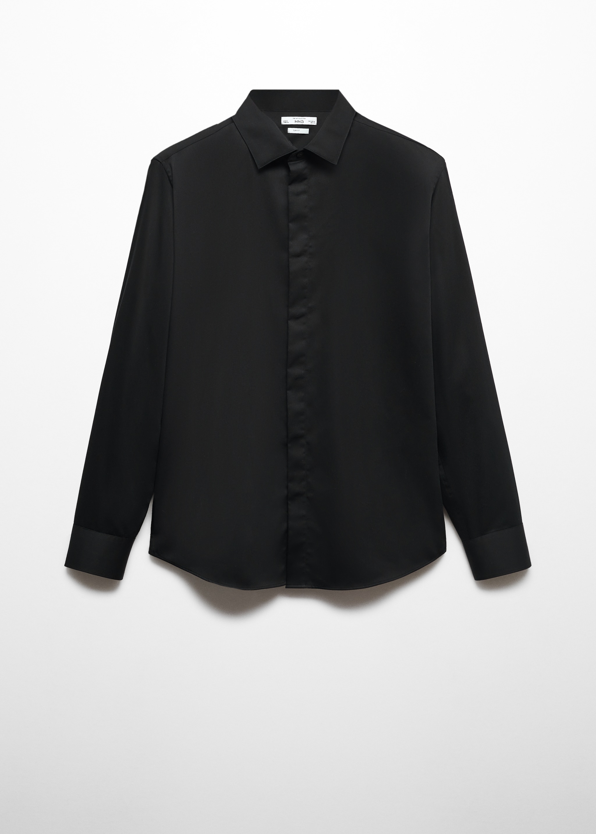 Slim Fit-Anzughemd aus 100 % Baumwolle - Artikel ohne Model