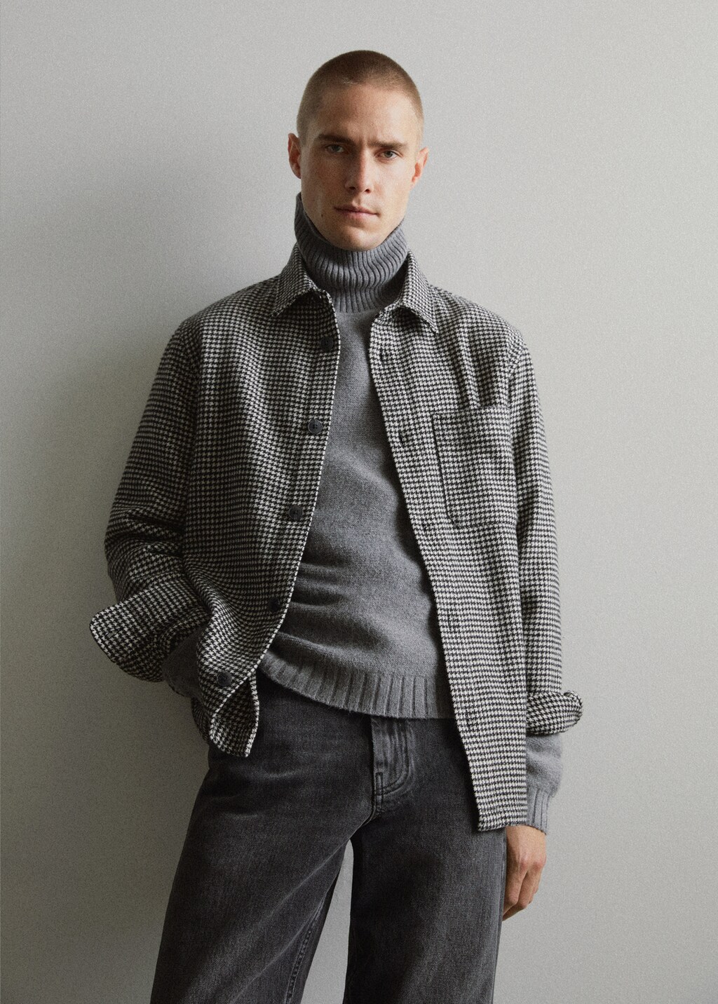 Camisa pata de gallo hombre sale