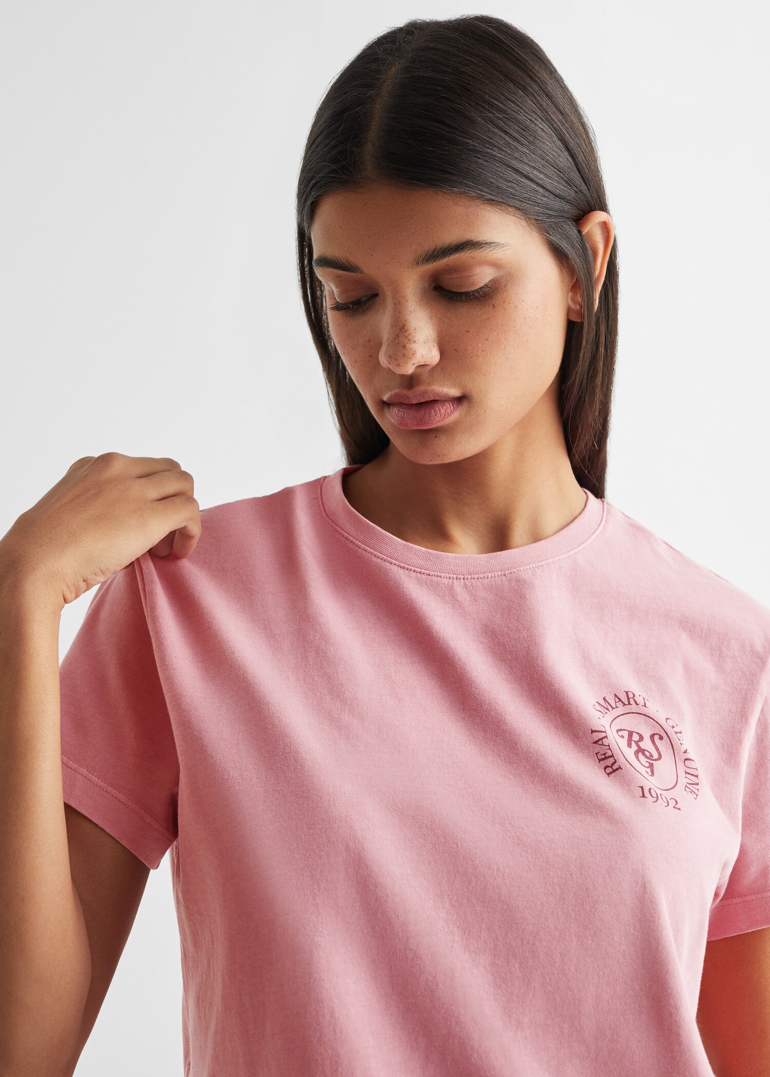 T-shirt crop imprimé - Détail de l'article 1