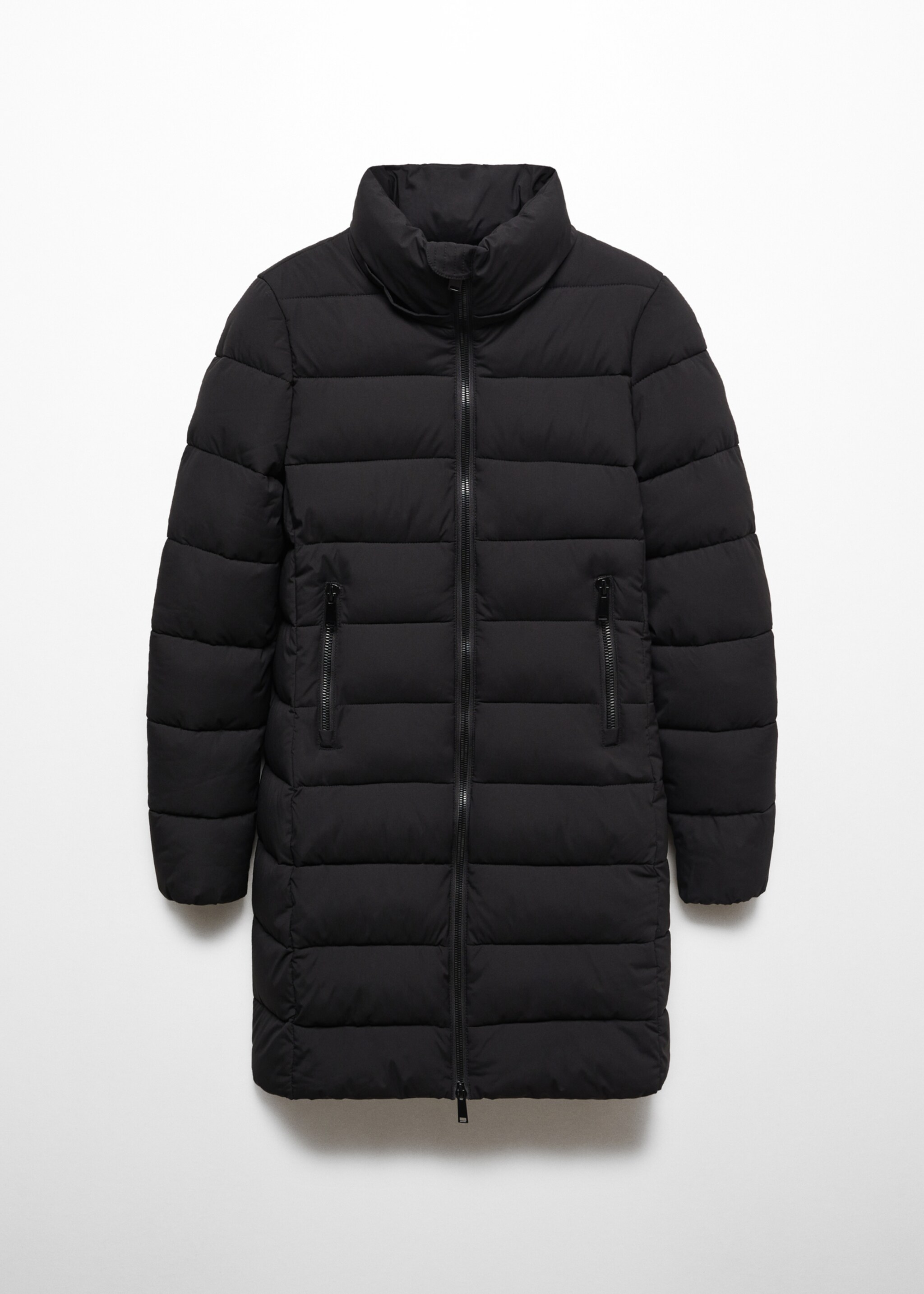 Hood quilted coat - Details of the article 8