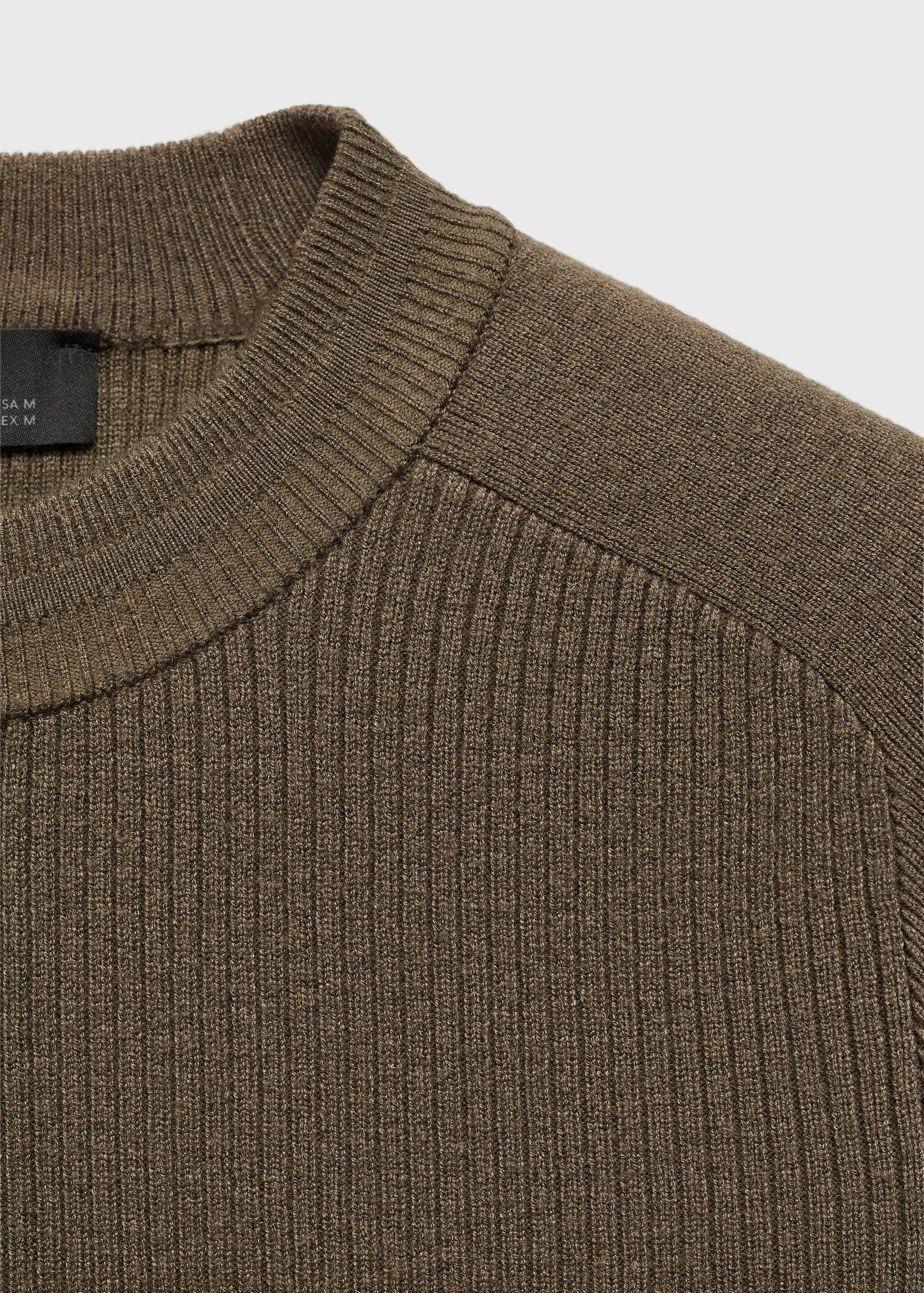 Stretch sweater with ribbed detail - Details of the article 8