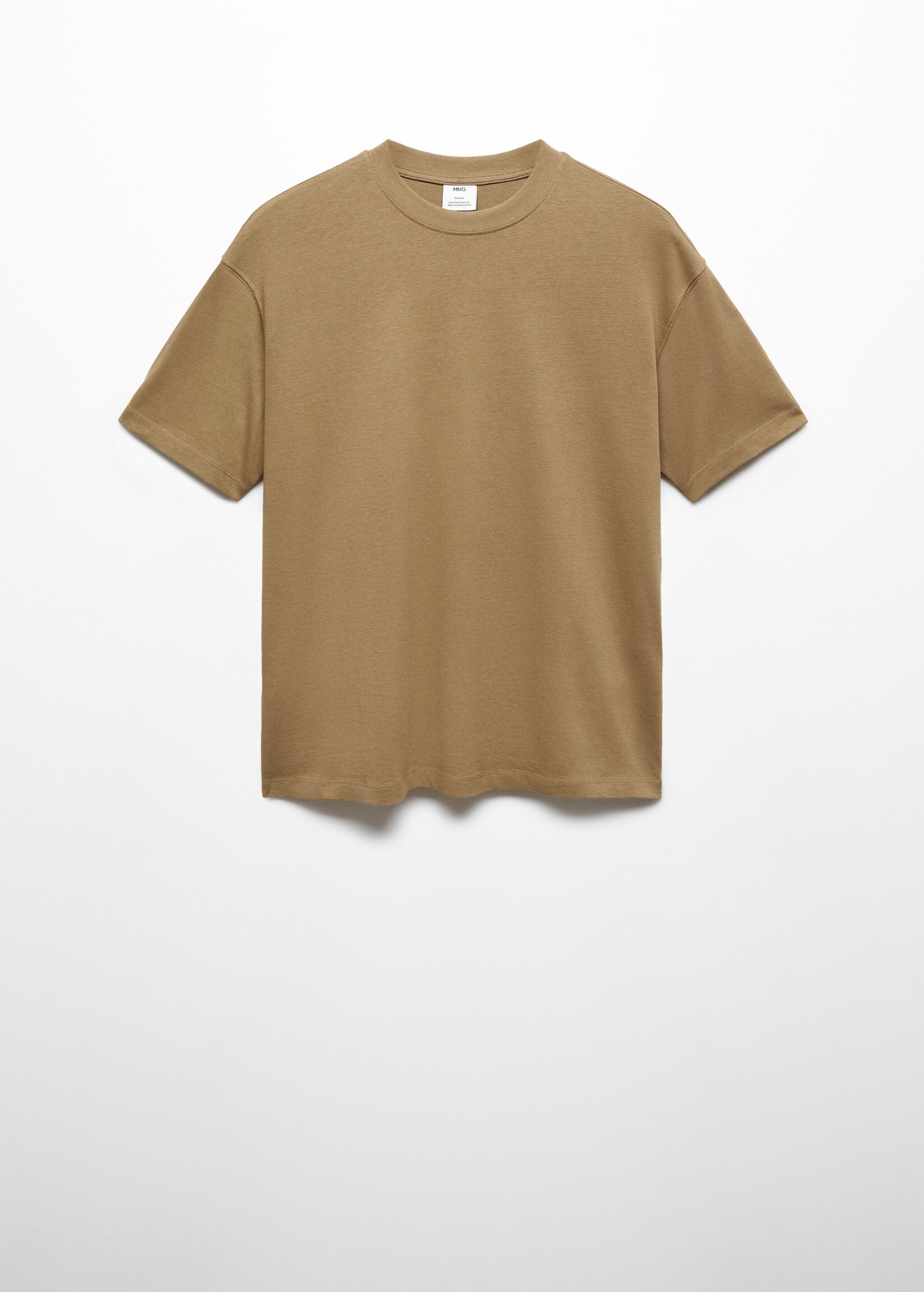 Camiseta básica 100% algodón relaxed fit - Artículo sin modelo