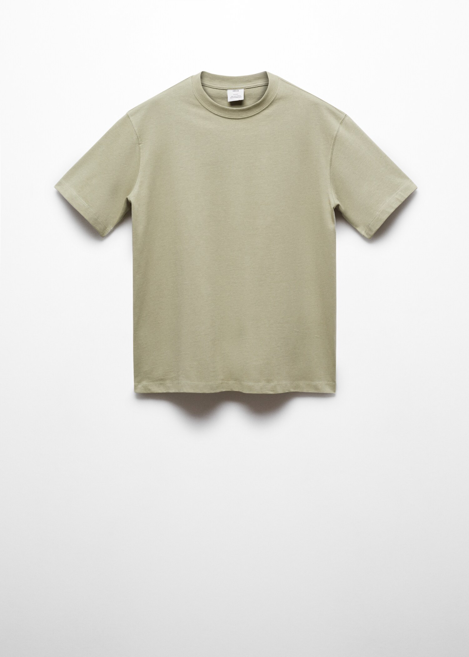 Basic 100% cotton relaxed-fit t-shirt - Article without model