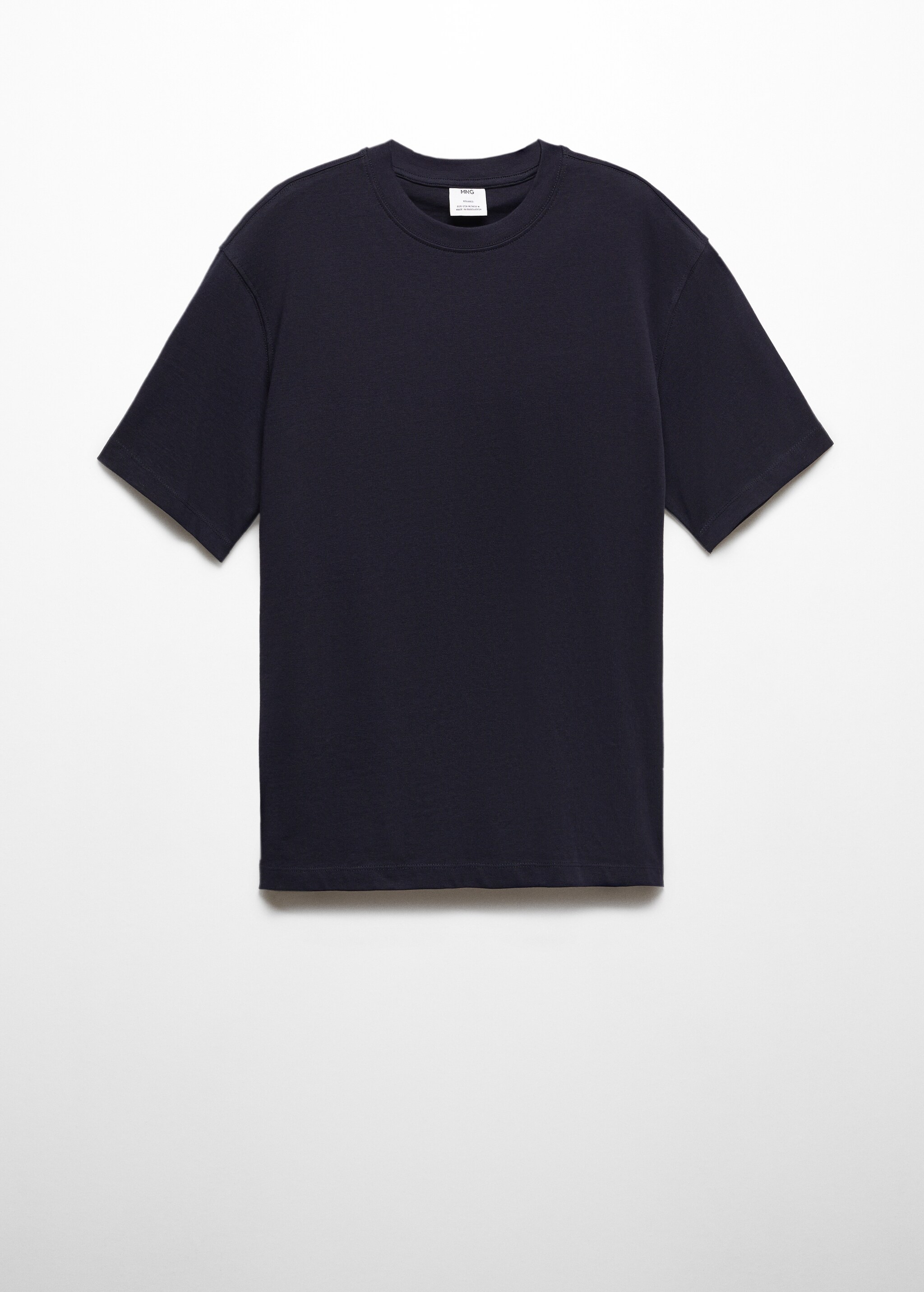Camiseta básica 100% algodón relaxed fit - Artículo sin modelo