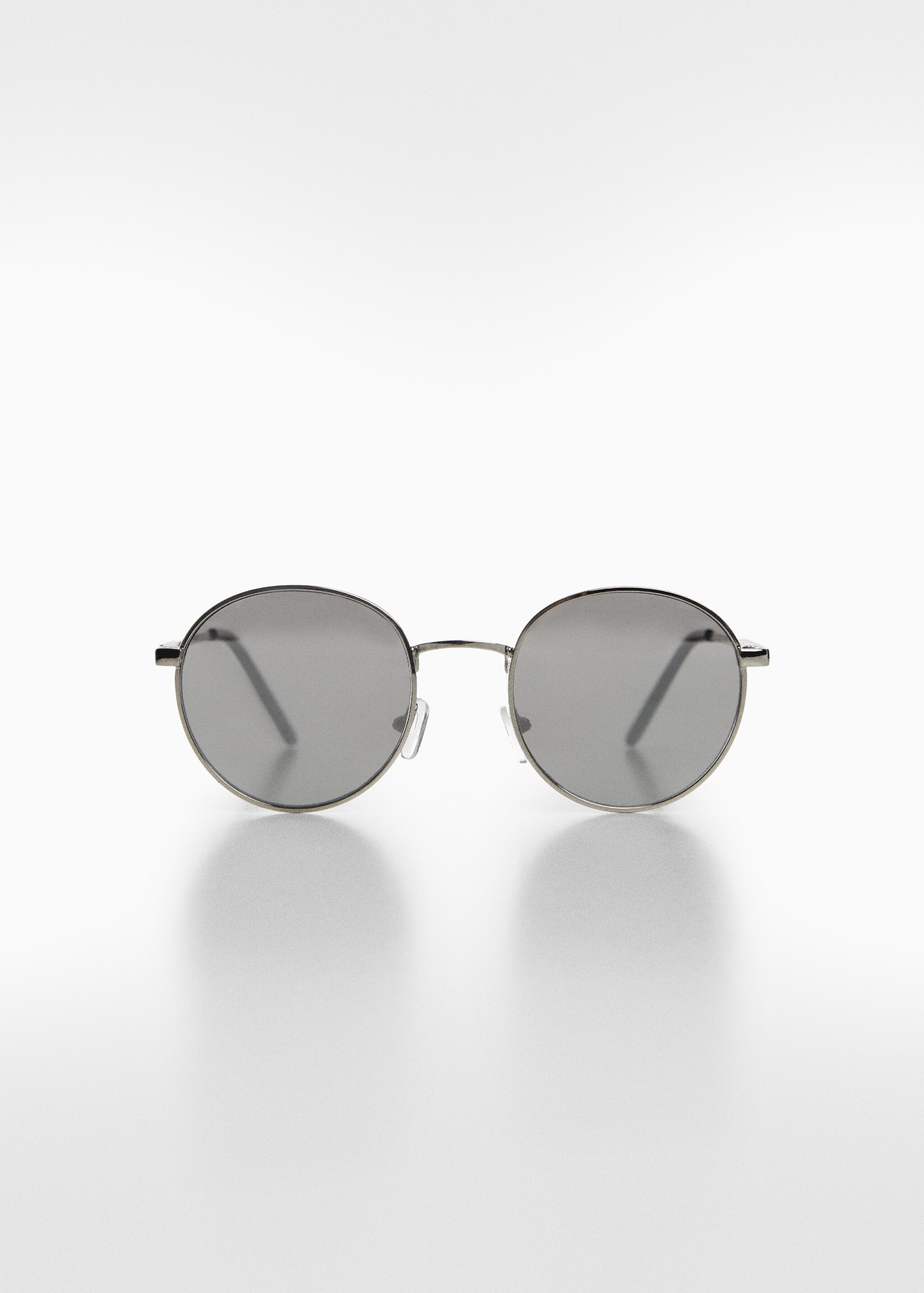 Солнцезащитные очки в круглой металлической оправе  - Изделие без модели
