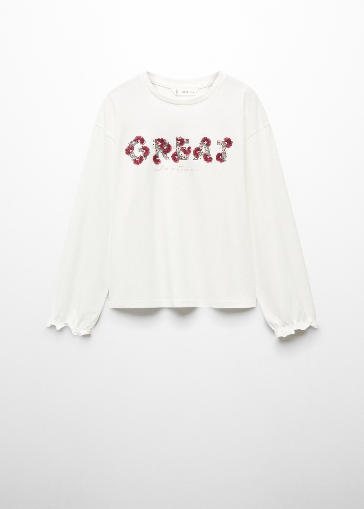 Camiseta manga larga mensaje - Artículo sin modelo