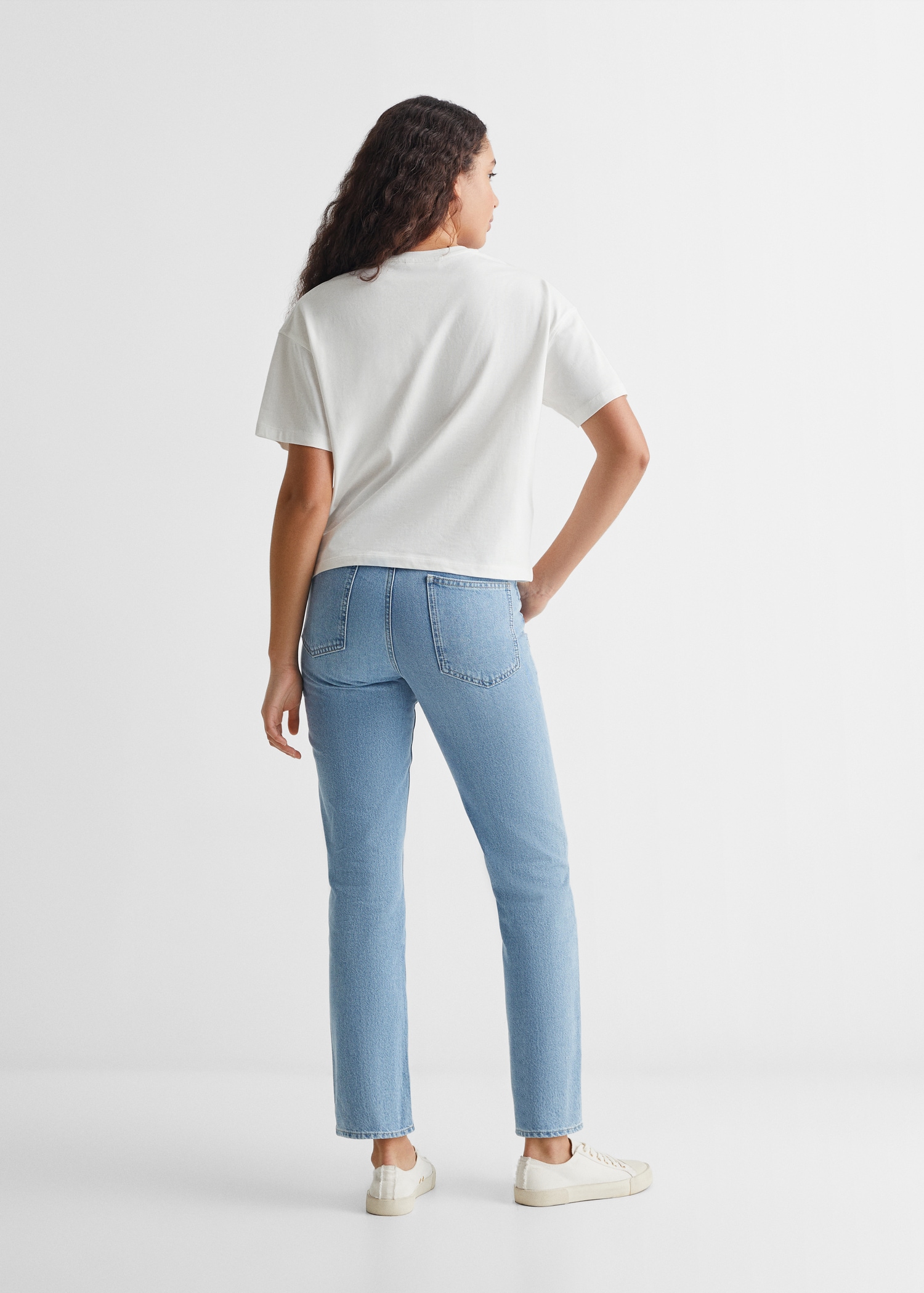 Essential cotton T-shirt - Reverse of the article