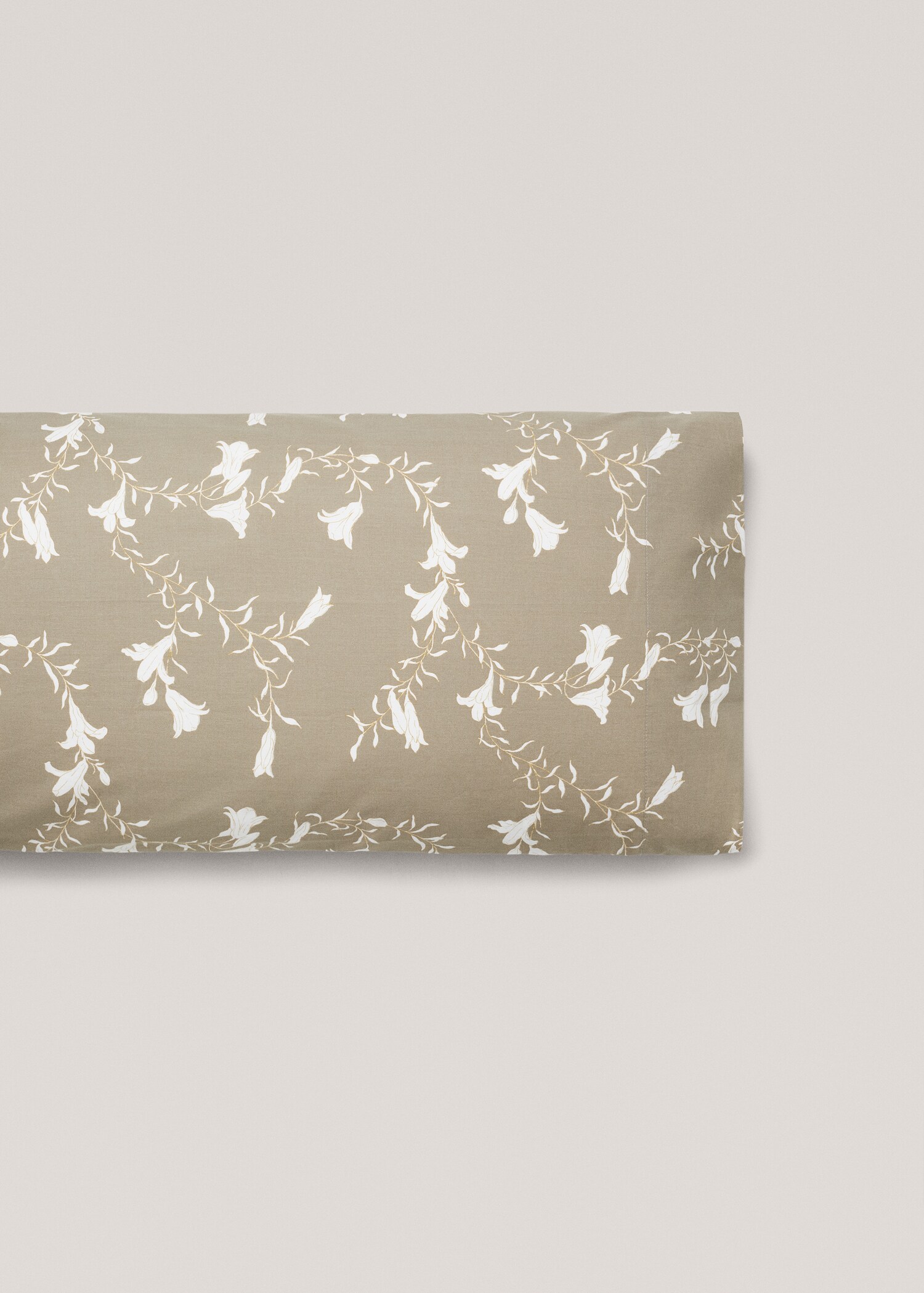 Contrast flower pillowcase 45x110cm - Article without model