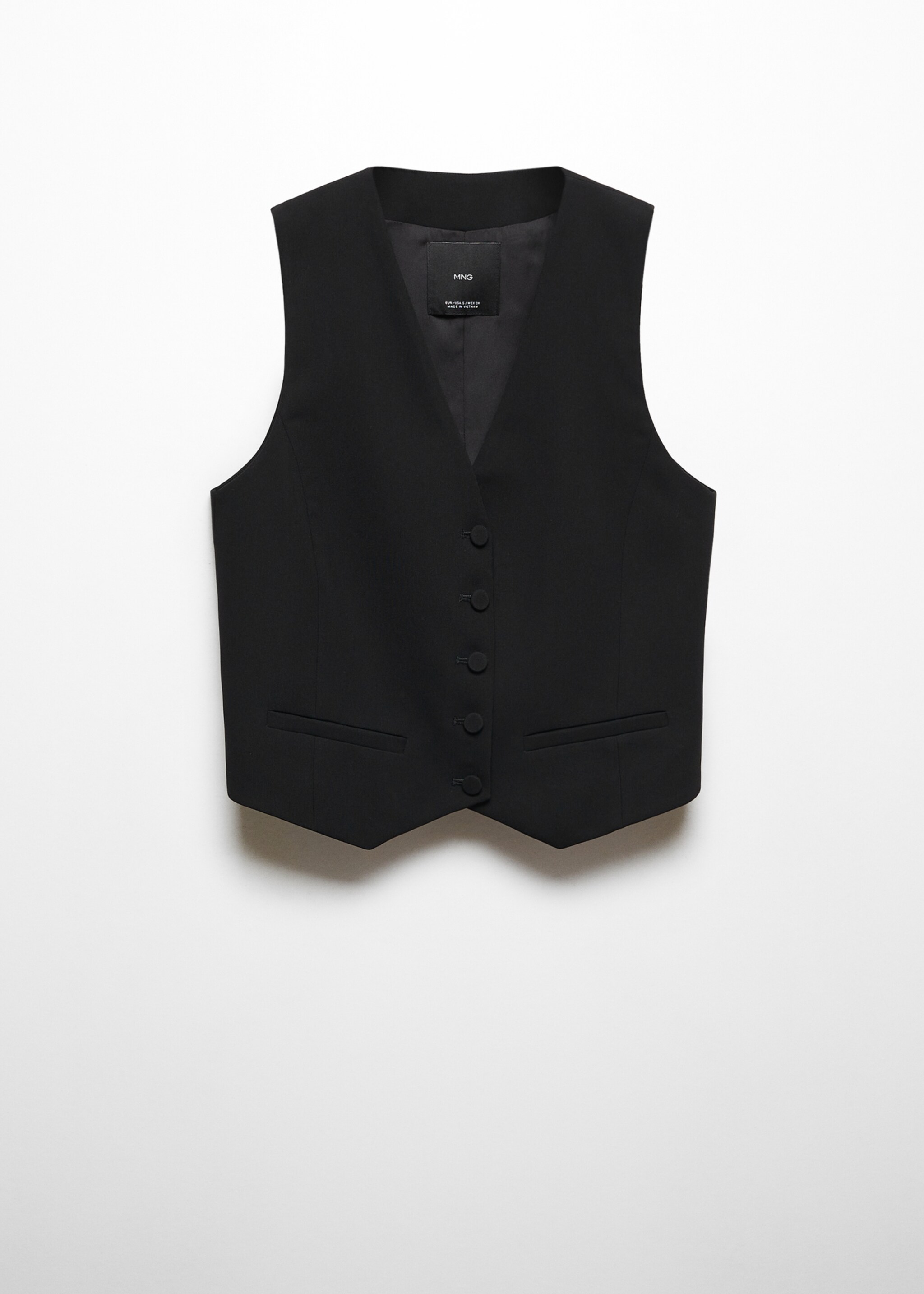 Suit waistcoat with buttons - Article without model