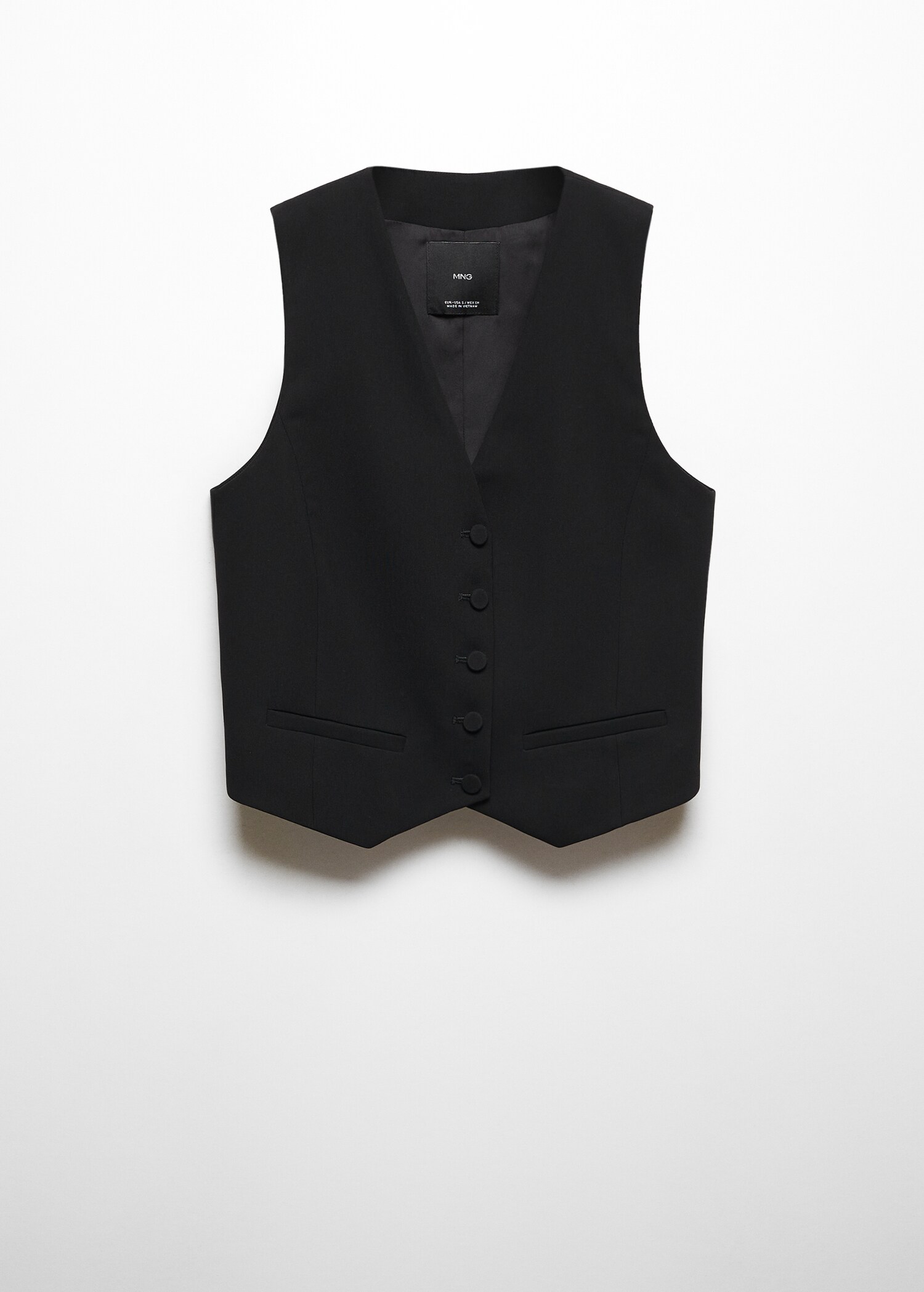 Suit waistcoat with buttons - Article without model