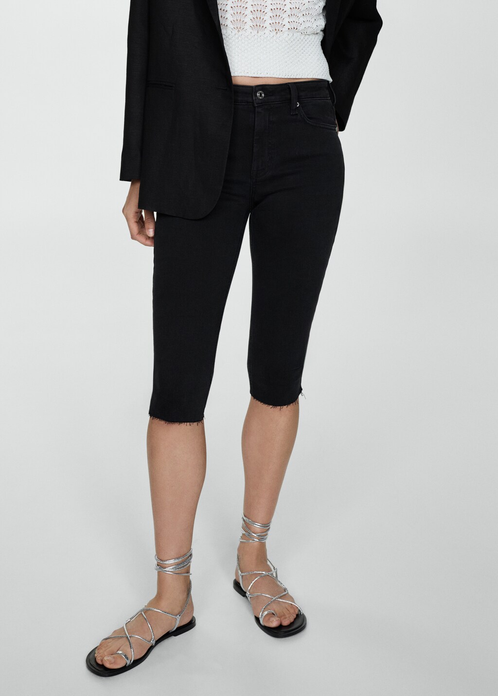 Capri slim-fit jeans