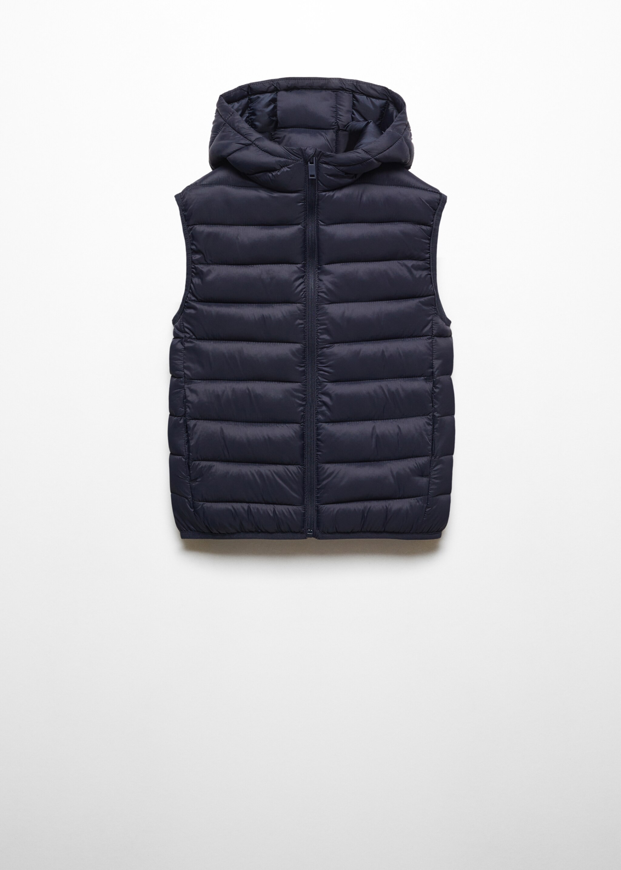 Quilted gilet with hood - Article without model