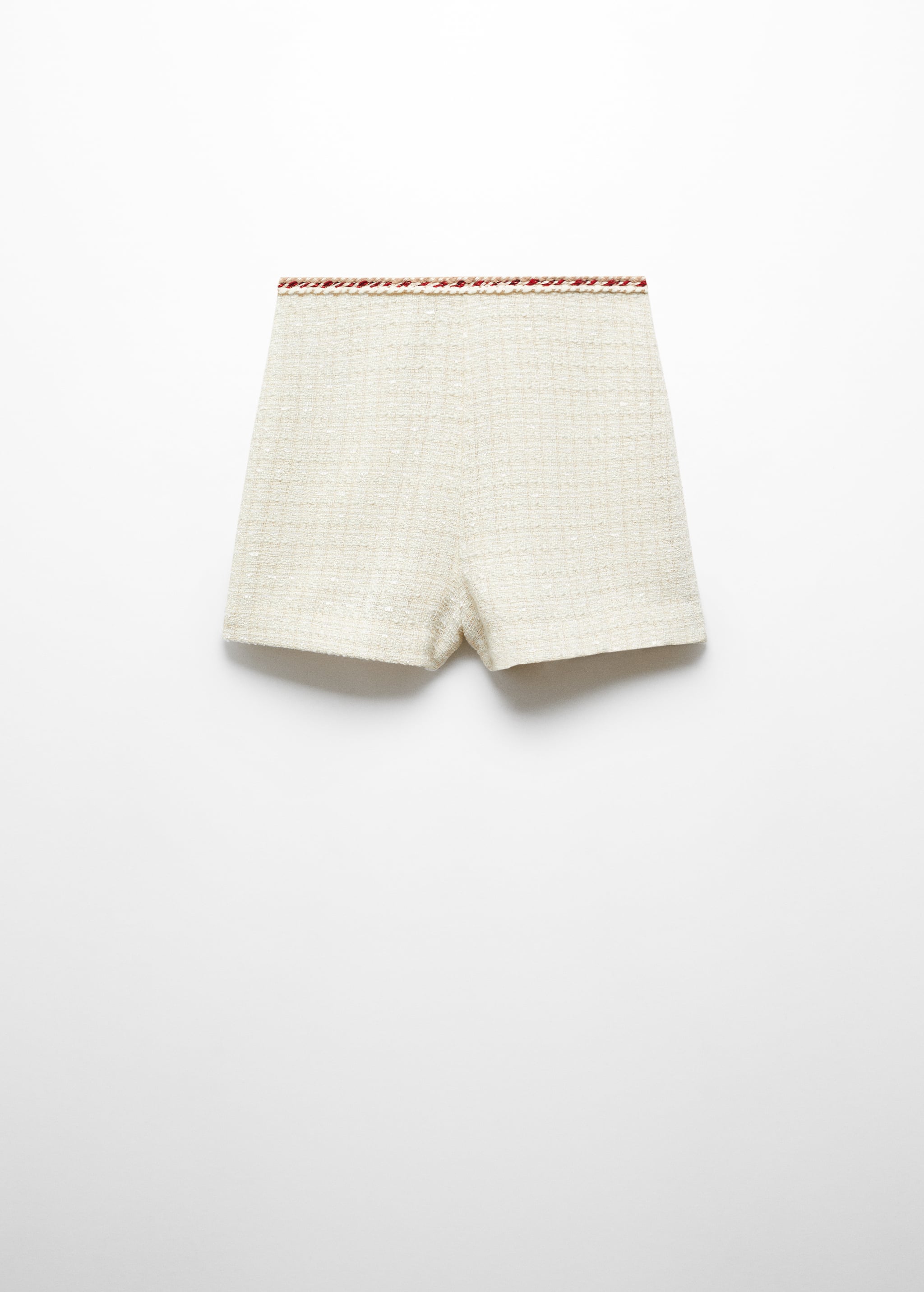 Tweed trim shorts - Article without model