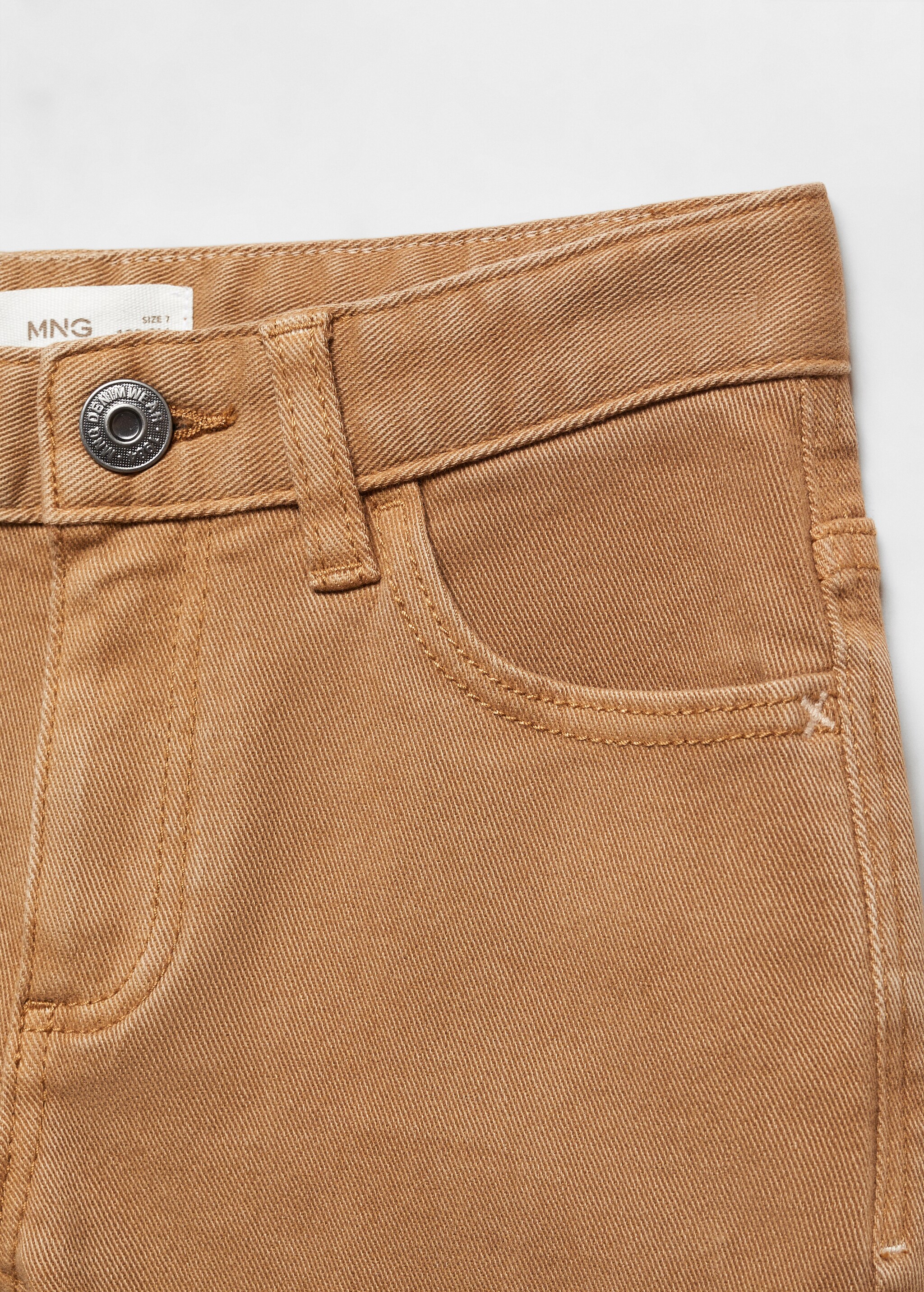 Straight cotton pants - Details of the article 8