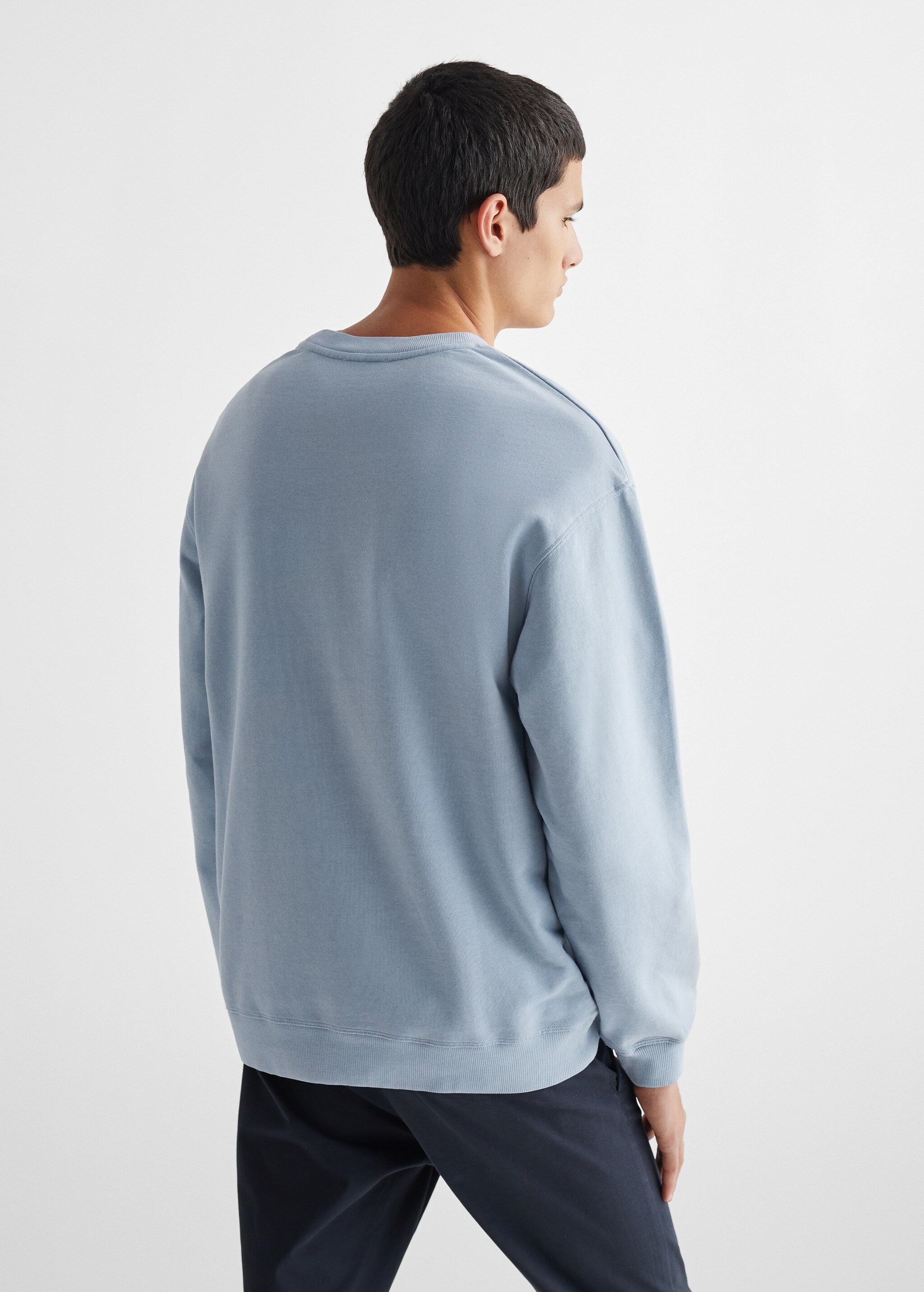 Cotton sweatshirt - Reverse of the article