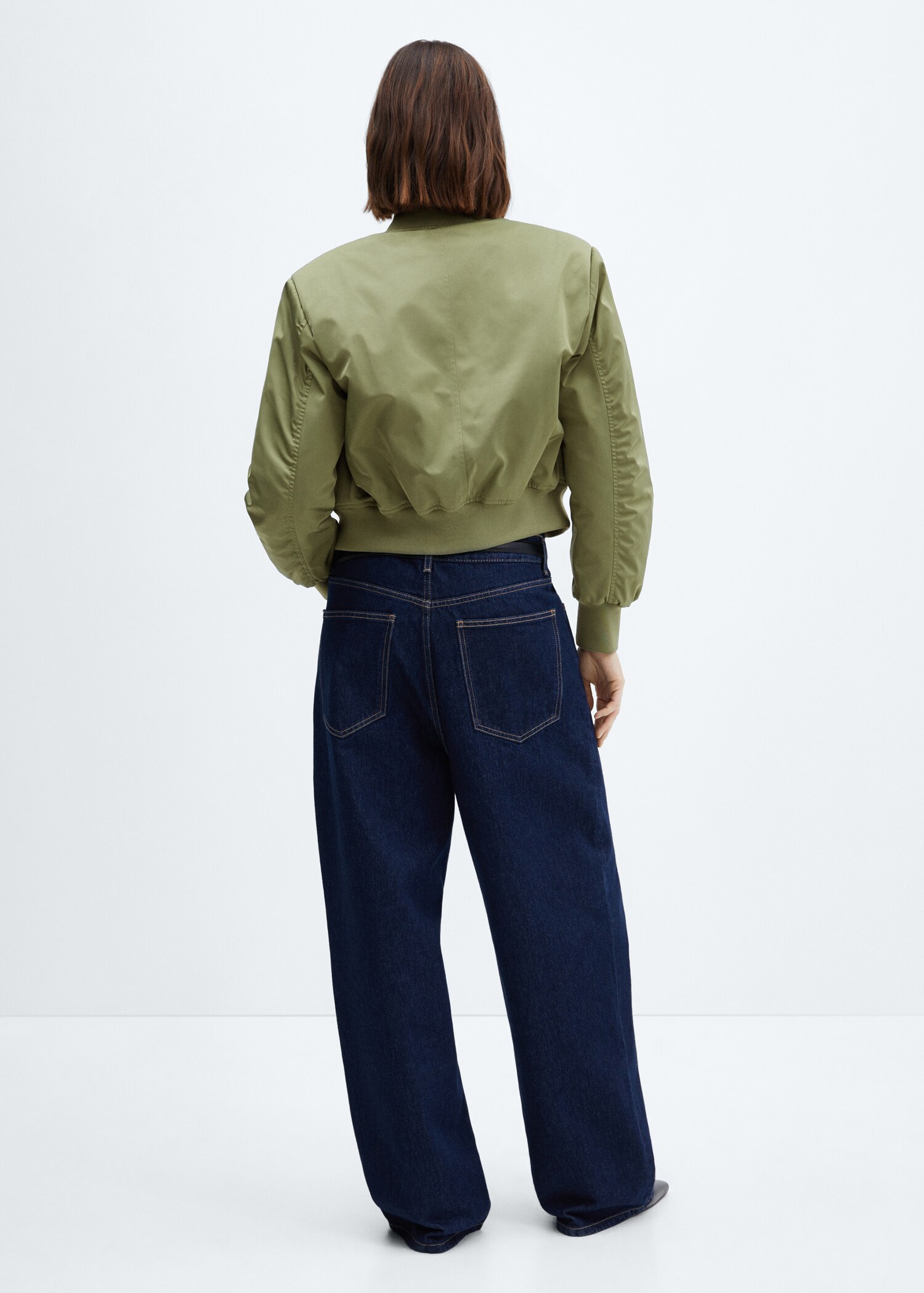 Chaqueta bomber oversize - Reverso del artículo