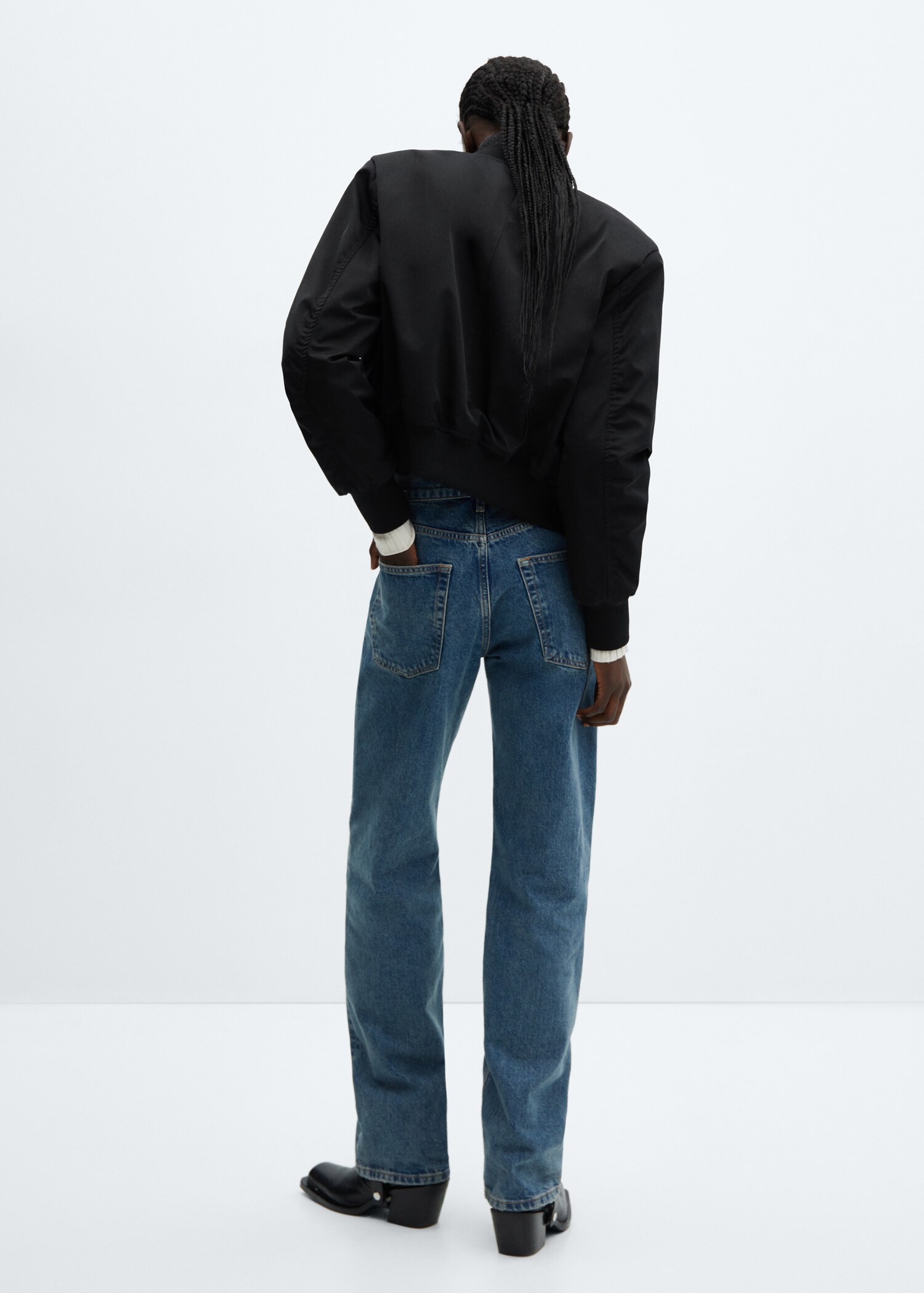 Oversized bomber jacket - Reverse of the article