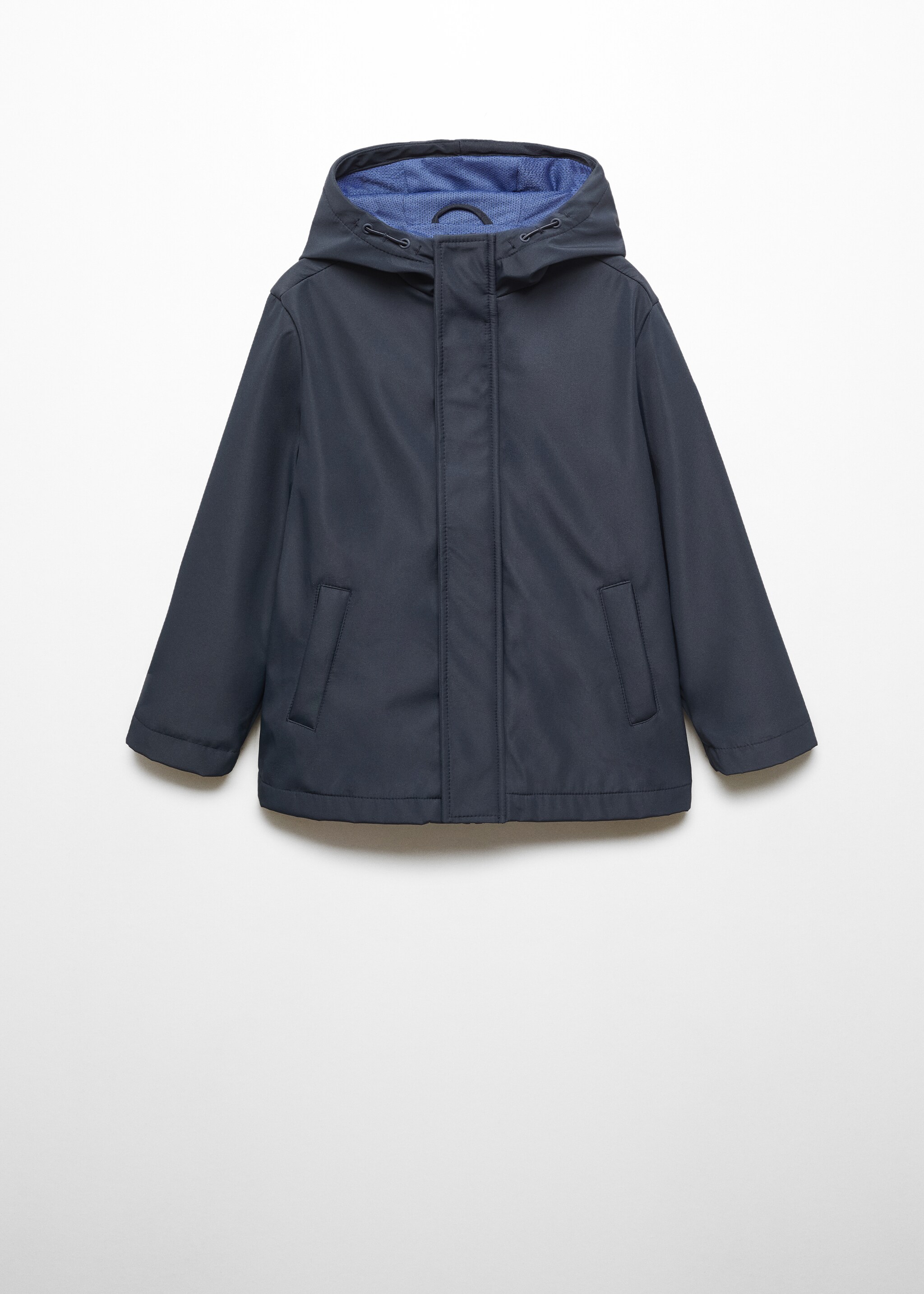 Hooded water-repellent parka - Article without model