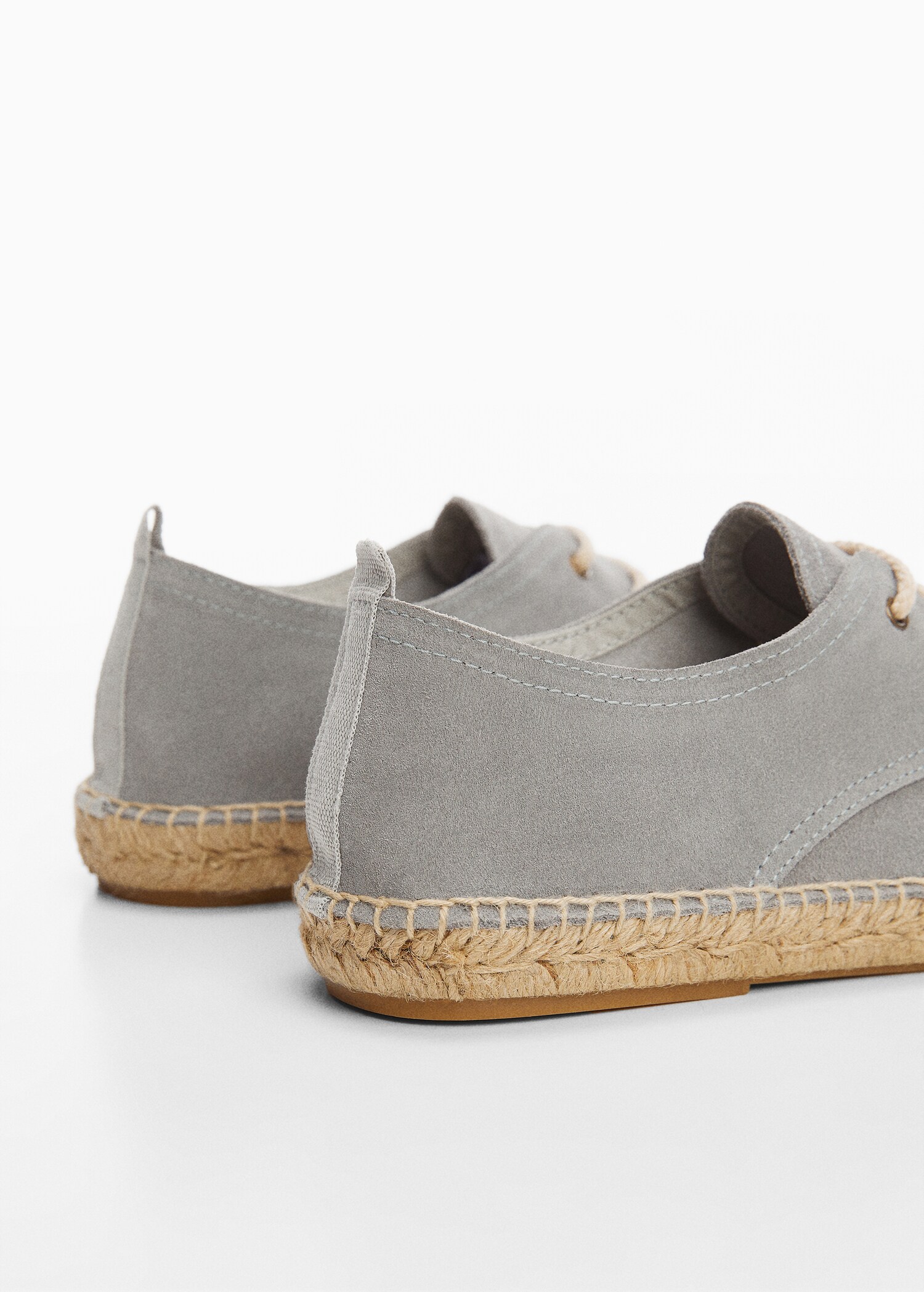 Bağcıklı süet espadril - Ürün detayı 1