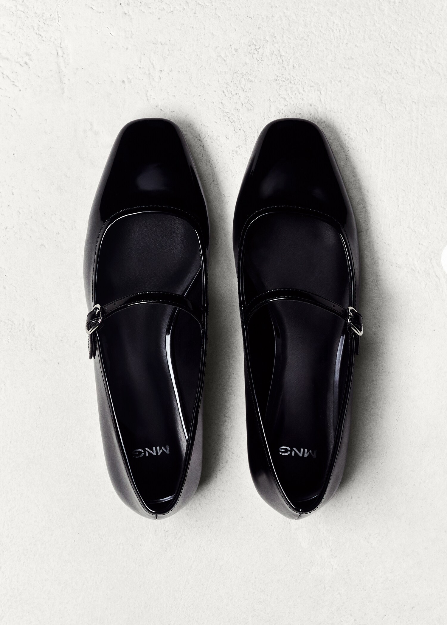 Patent leather-effect ballet flats - Details of the article 7