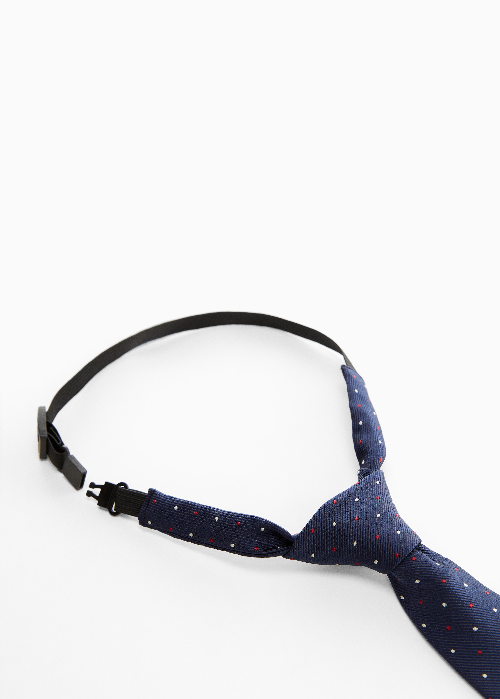 Tie with polka-dot print  - Medium plane