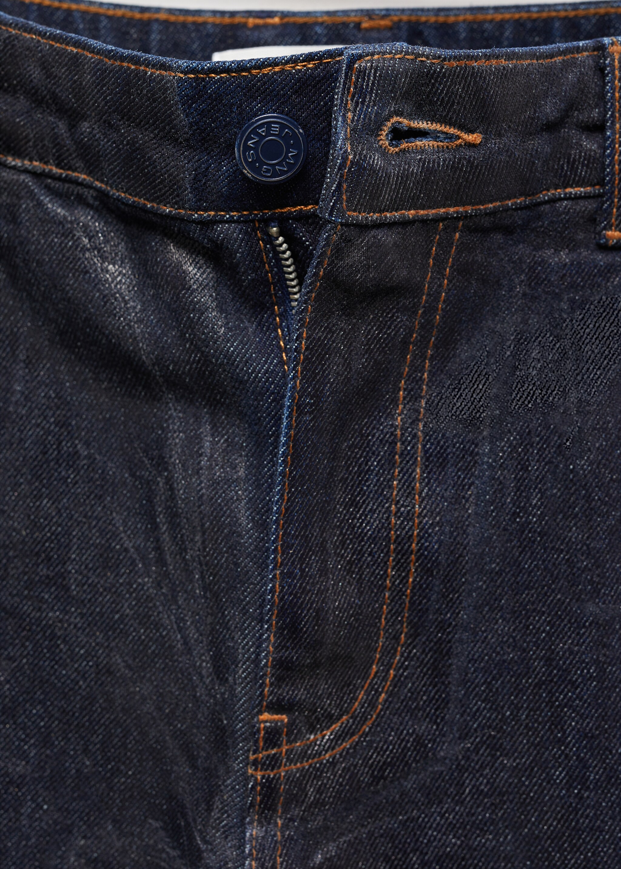 Straight foil jeans - Details of the article 8