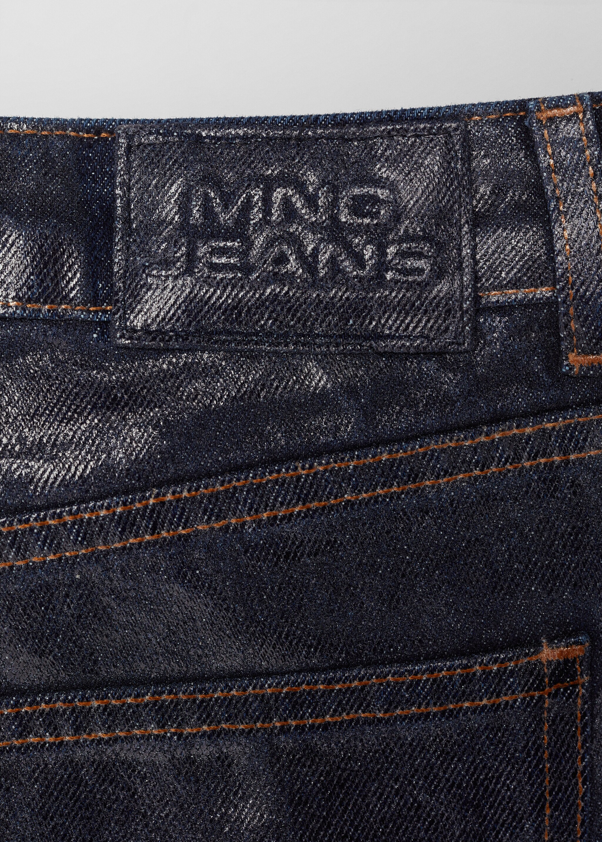Straight foil jeans - Details of the article 9