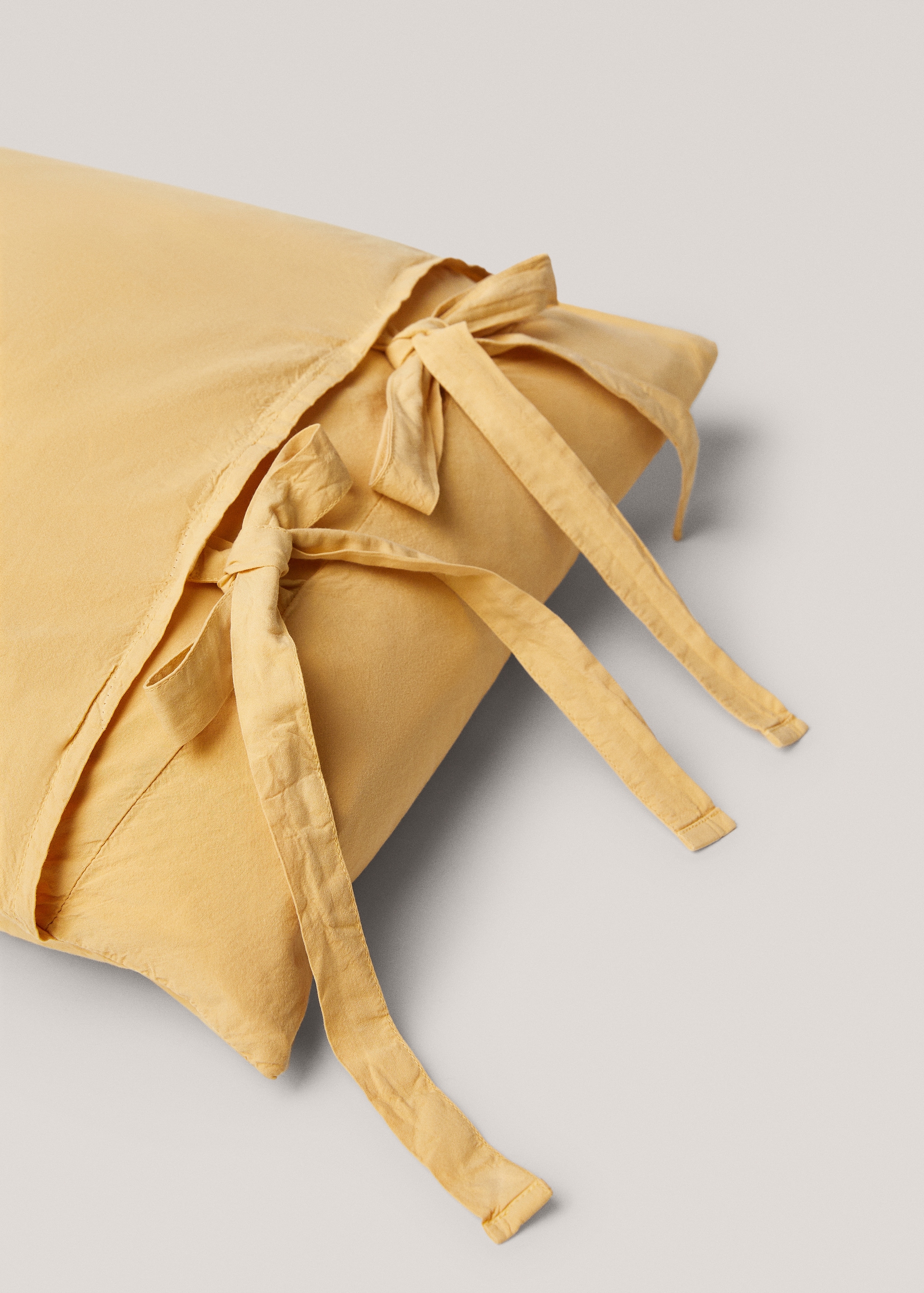 Wash cotton pillowcase 45x110cm - Details of the article 1