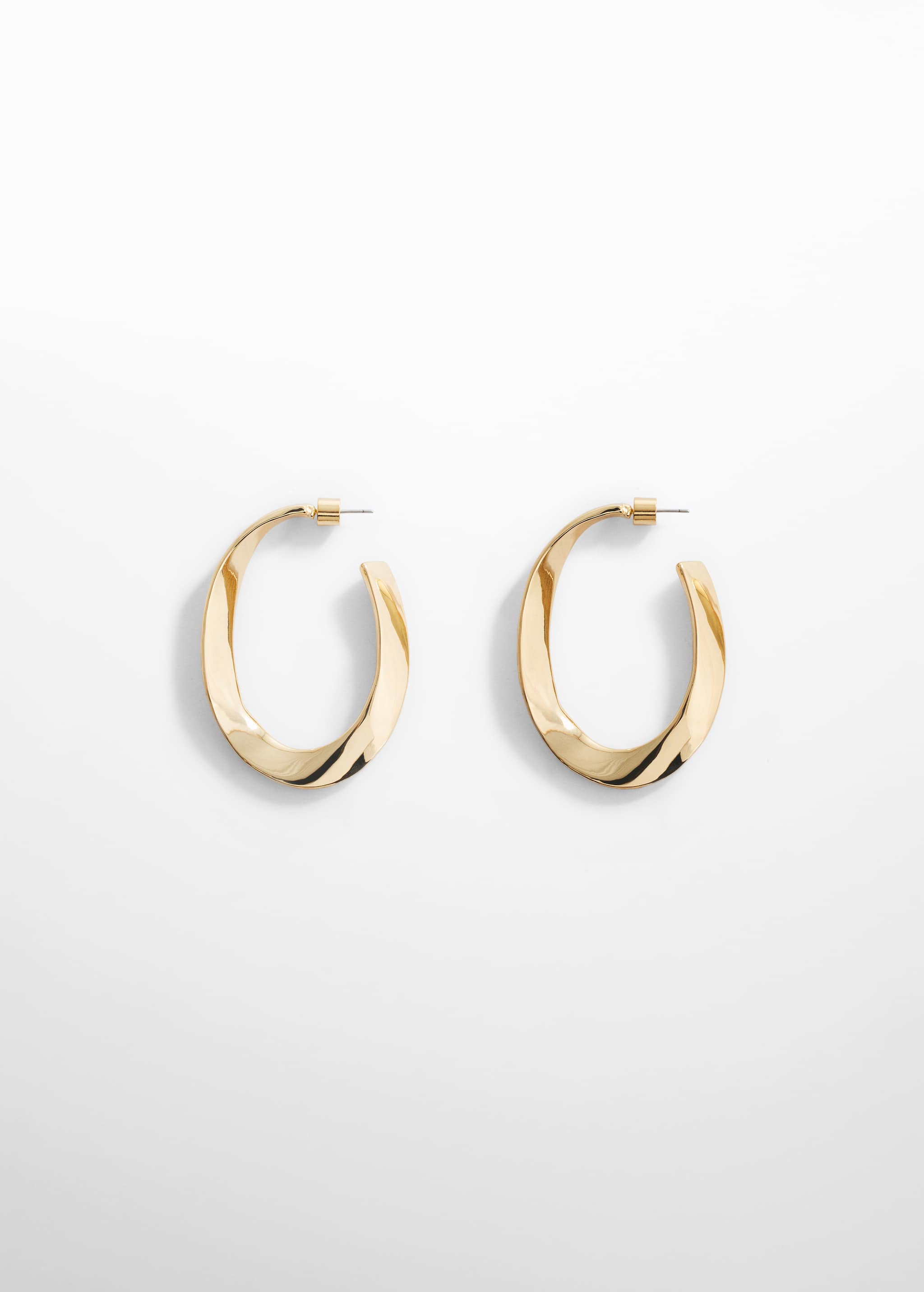 Twisted hoop earrings - Article without model