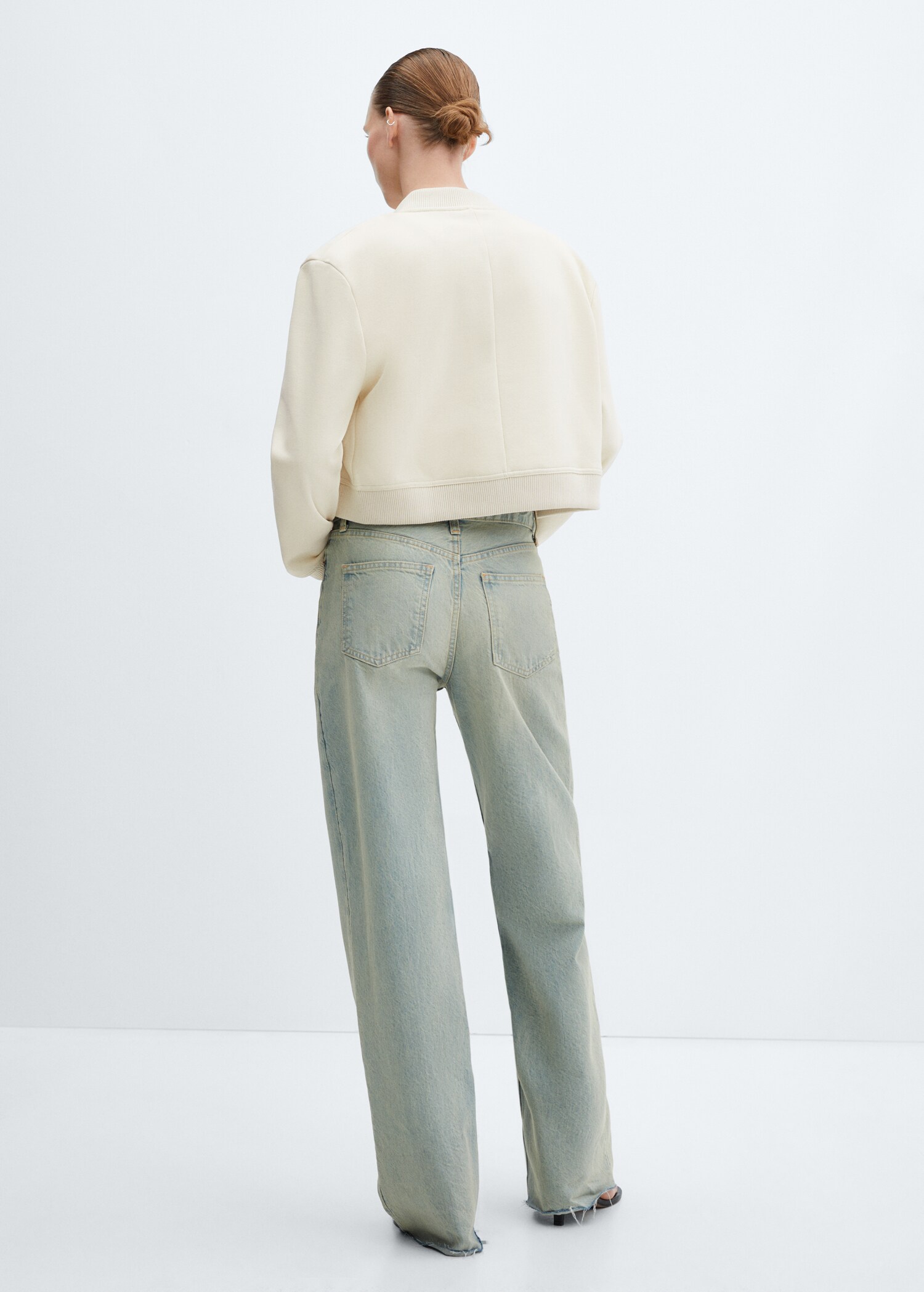 Chaqueta bomber algodón - Reverso del artículo